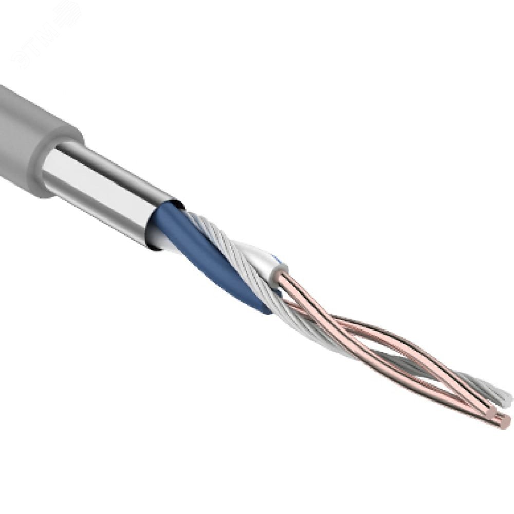 Кабель витая пара F/UTP кат.5E 1х2х24AWG solid CU PVC сер. (м) 01-0120 - Rexant