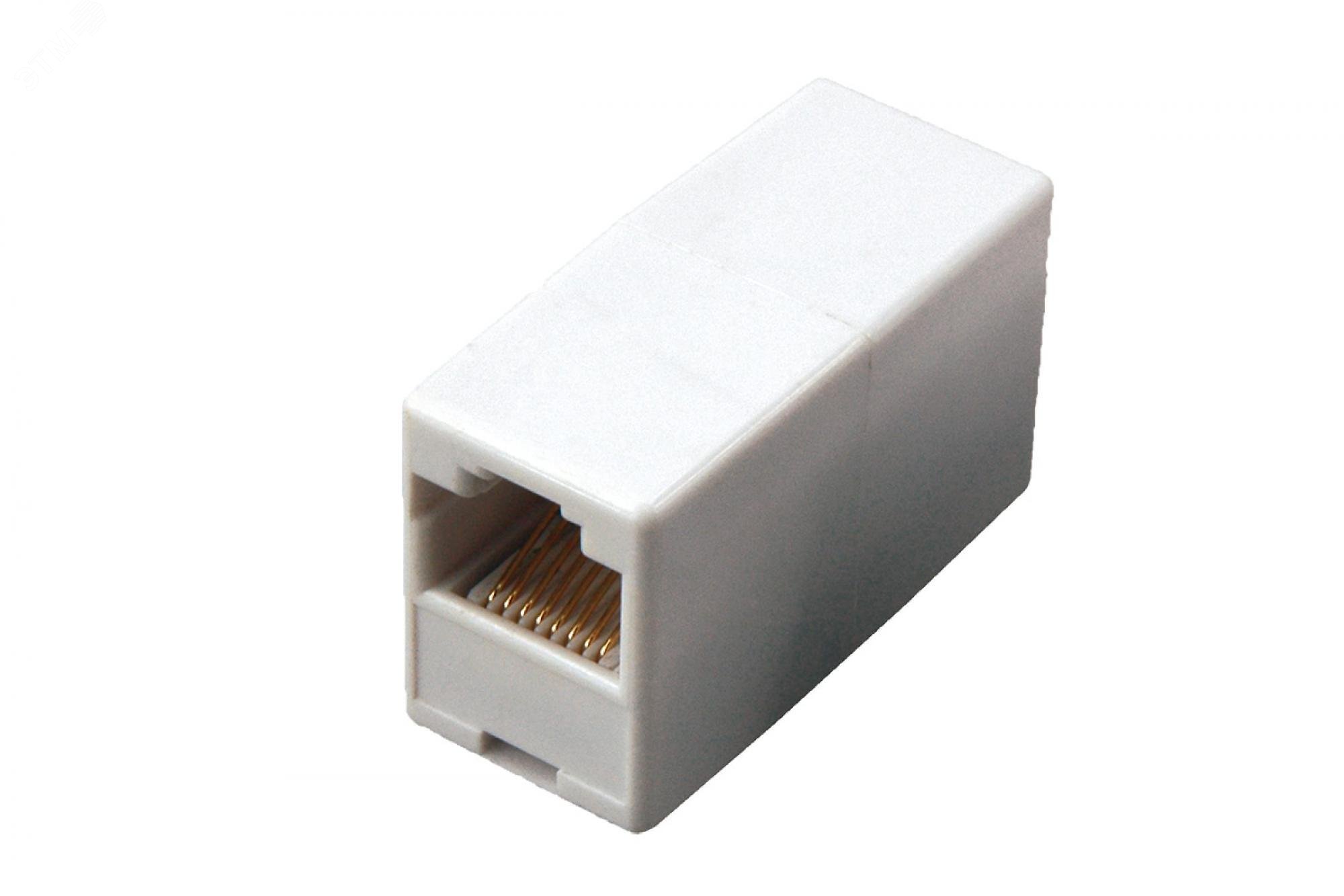 Проходник комп. гнездо-гнездо 8P-8C бел. 03-0101 - Rexant