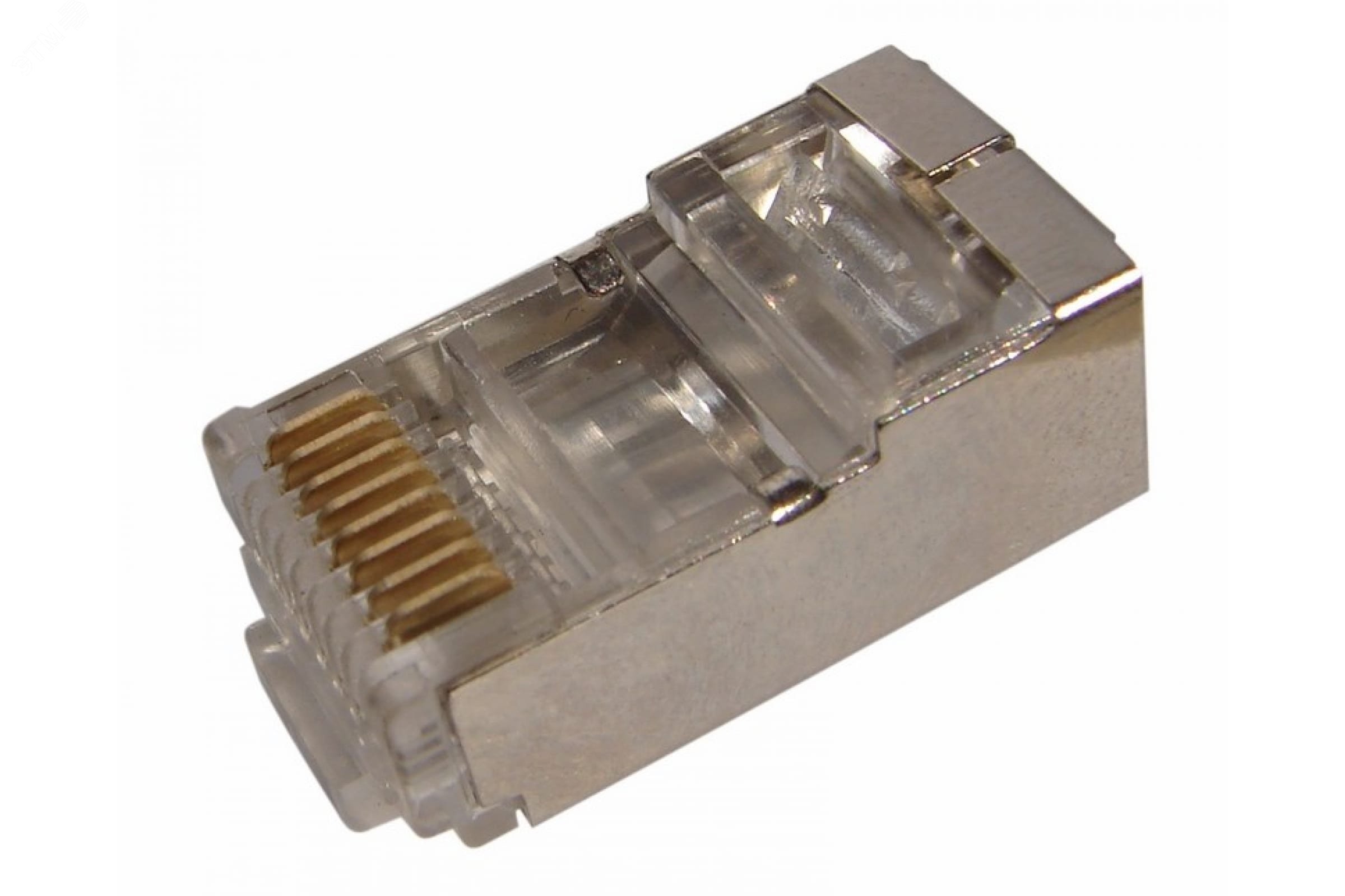Джек компьютерный RJ45 (8P8C) кат.5E с экраном (уп.100шт) 05-1023 - Rexant
