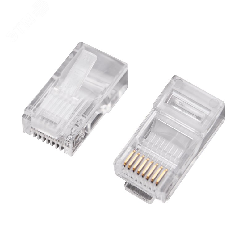 Джек компьютерный RJ45 (8P8C) кат.5E (уп.100шт) 05-1021 - Rexant