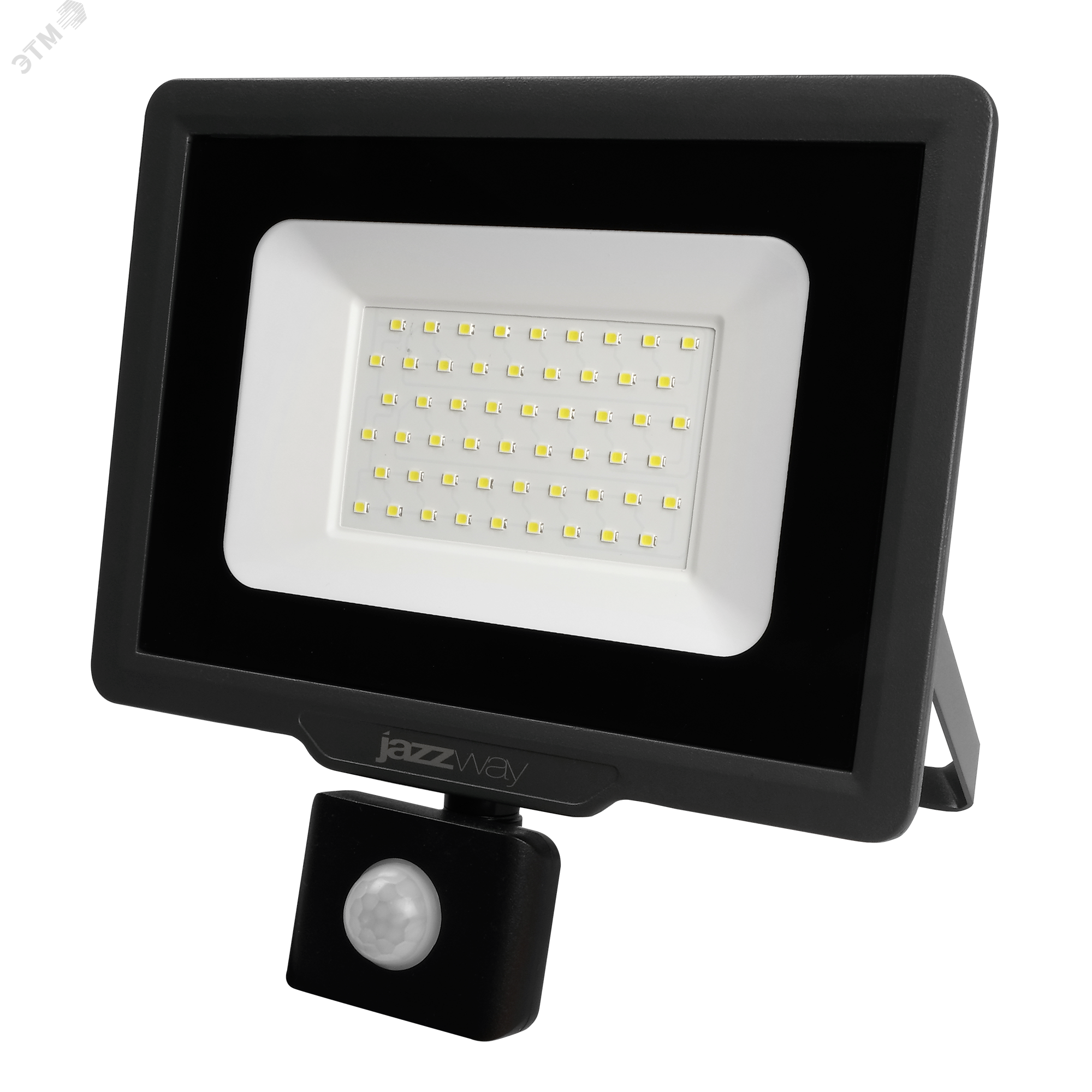 Прожектор светодиодный PFL-C3 SENSOR 50Вт 6500К IP65 ДО закален. прозр. стекло 5026940A - Jazzway