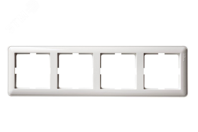 Рамка 4-м W59 бел. SE KD-4-18 (КД-4-18) - Systeme Electric