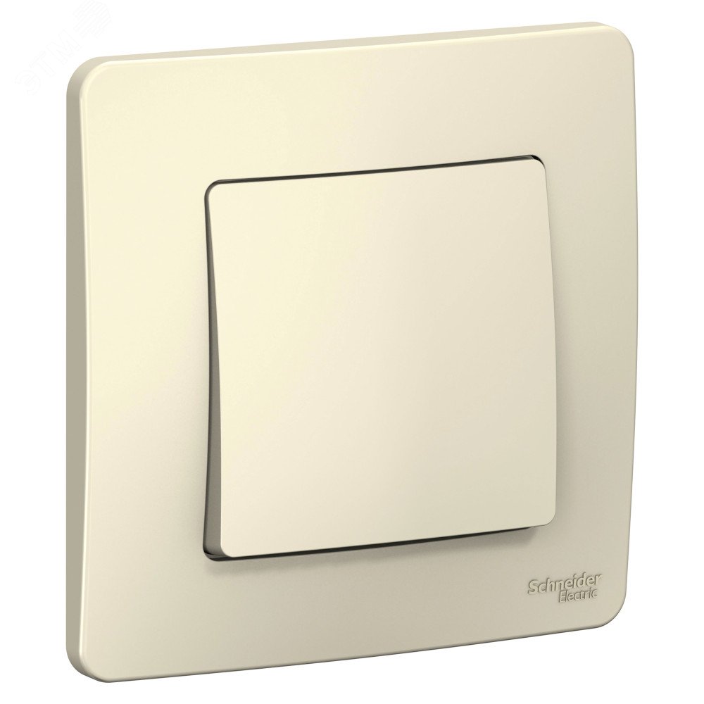 Выключатель 1-кл. СП Blanca 10А IP20 (сх. 1) 250В молочн. SE BLNVS010102 - Systeme Electric