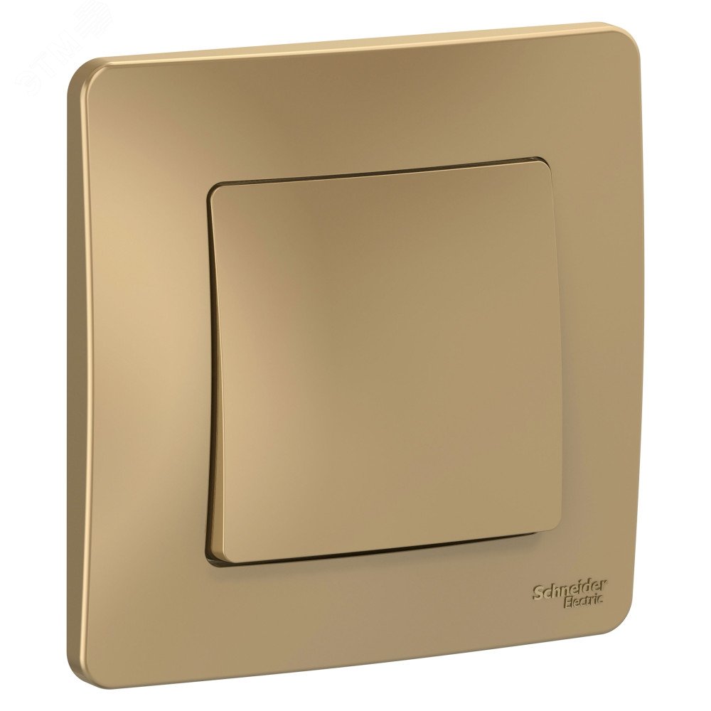 Выключатель 1-кл. СП Blanca 10А IP20 (сх. 1) 250В титан SE BLNVS010104 - Systeme Electric