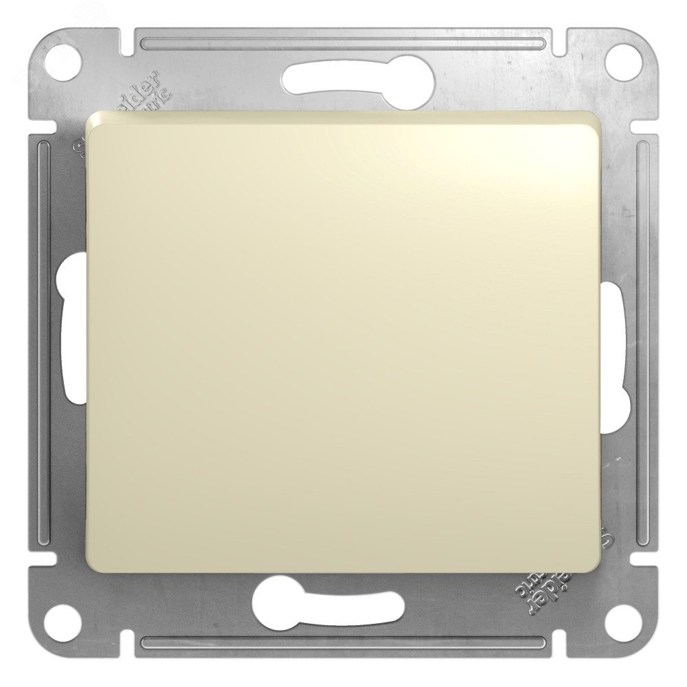 Переключатель проходной 1-кл. СП Glossa 10А IP20 (сх. 6) 10AX механизм беж. SE GSL000261 - Systeme Electric