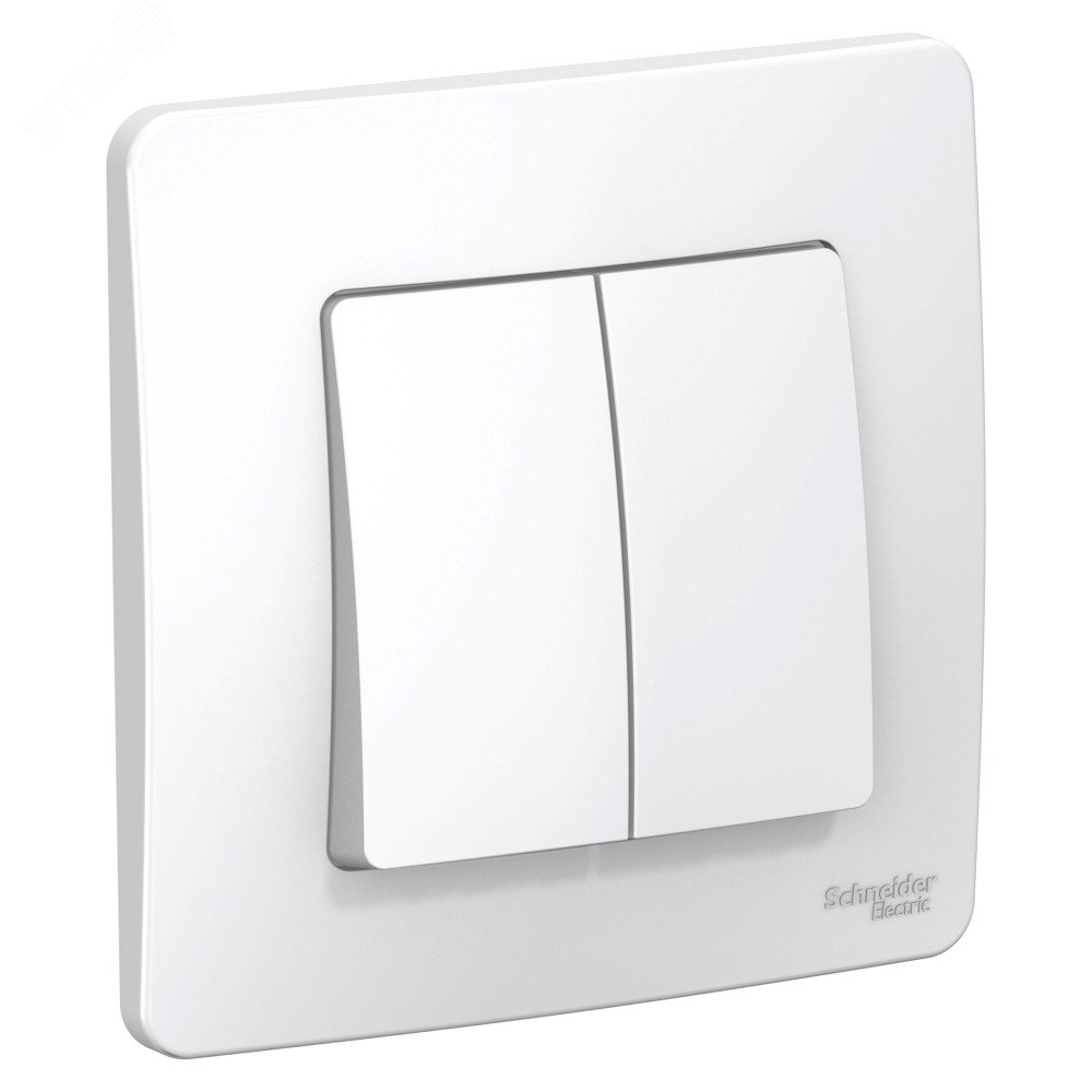 Выключатель 2-кл. СП Blanca 10А IP20 (сх. 5) 250В бел. SE BLNVS010501 - Systeme Electric