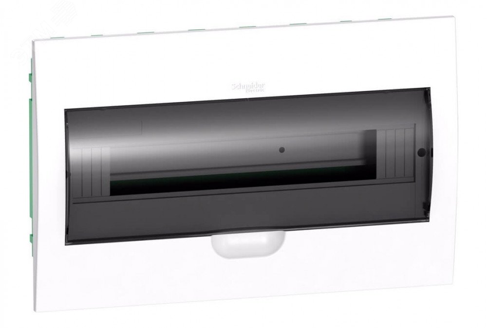 Бокс встраиваемый СП City9 Box 1 ряд 18мод. с прозр. дверцей SE EZ9E118S2FRU - Systeme Electric