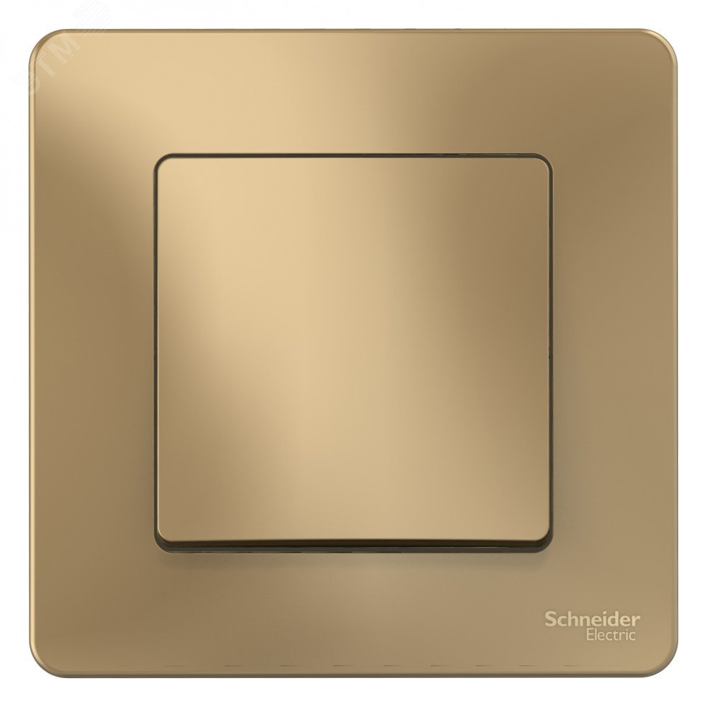 Выключатель 1-кл. СП Blanca 10А IP20 (сх. 1) 250В титан SE BLNVS010104 - Systeme Electric