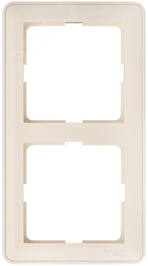 Рамка 2-м W59 сл. кость SE KD-2-28 (КД-2-28) - Systeme Electric
