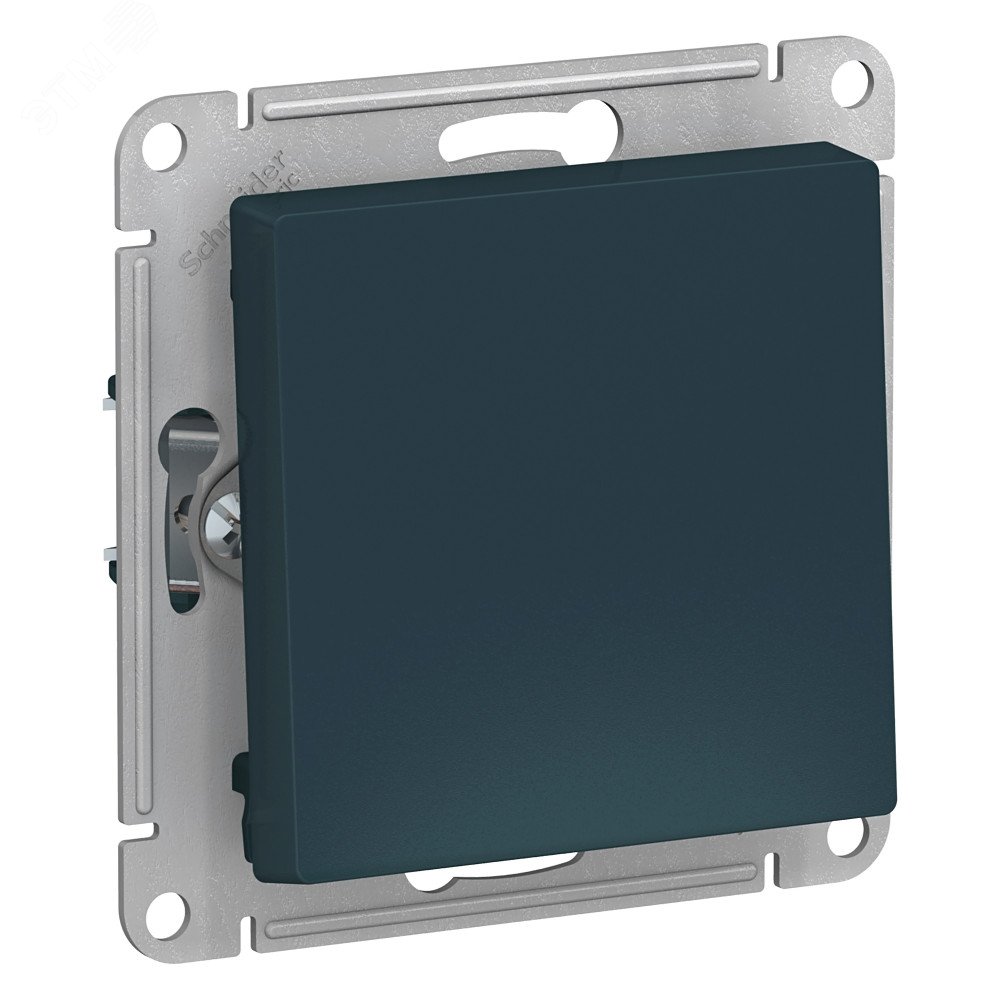 Выключатель 1-кл. СП AtlasDesign 10А IP20 (сх. 1) 10AX механизм изумруд SE ATN000811 - Systeme Electric