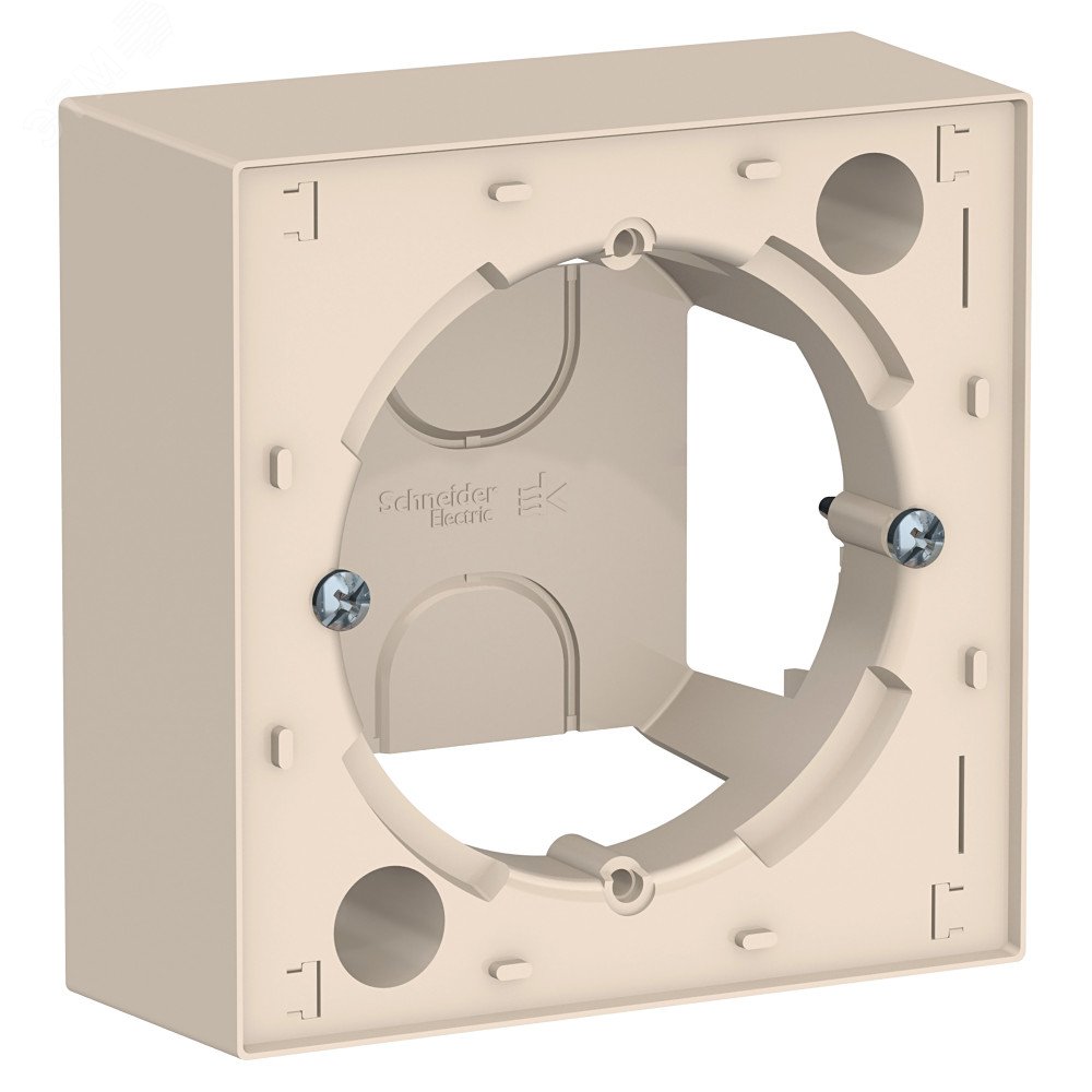 Коробка ОП AtlasDesign беж. SE ATN000200 - Systeme Electric