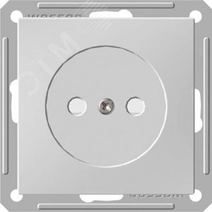 Розетка 1-м СП W59 16А IP20 без заземл. защ. шторки механизм бел. SE RS16-151-1-86 - Systeme Electric