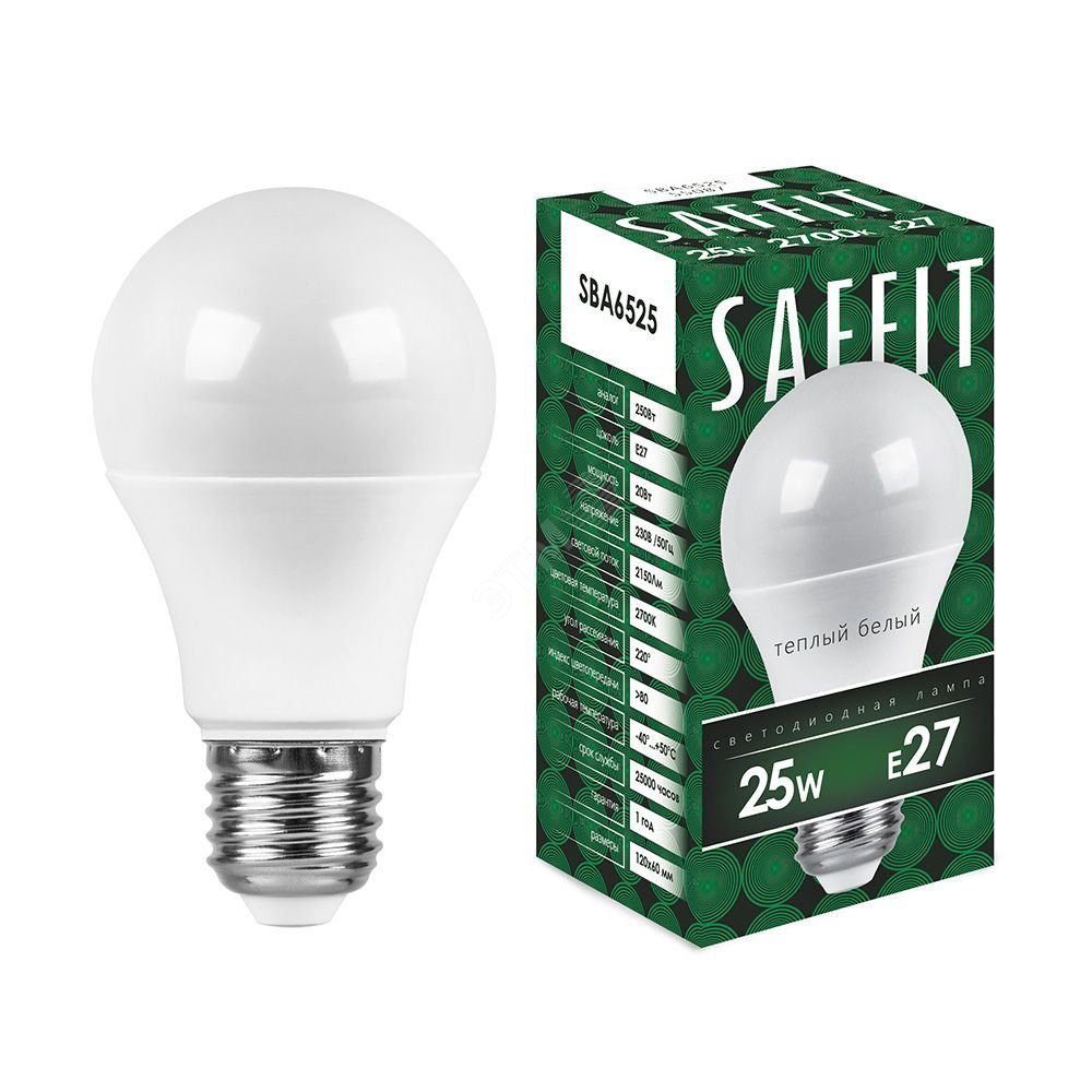 Лампа светодиодная LED 25вт Е27 теплый 55087 - Feron