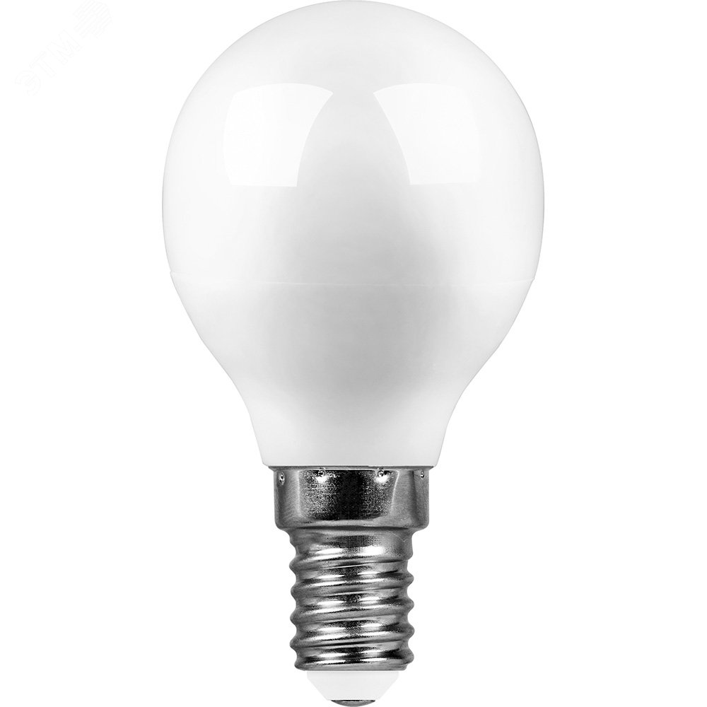 Лампа светодиодная LED 13вт Е14 дневной матовый шар 55159 - Feron