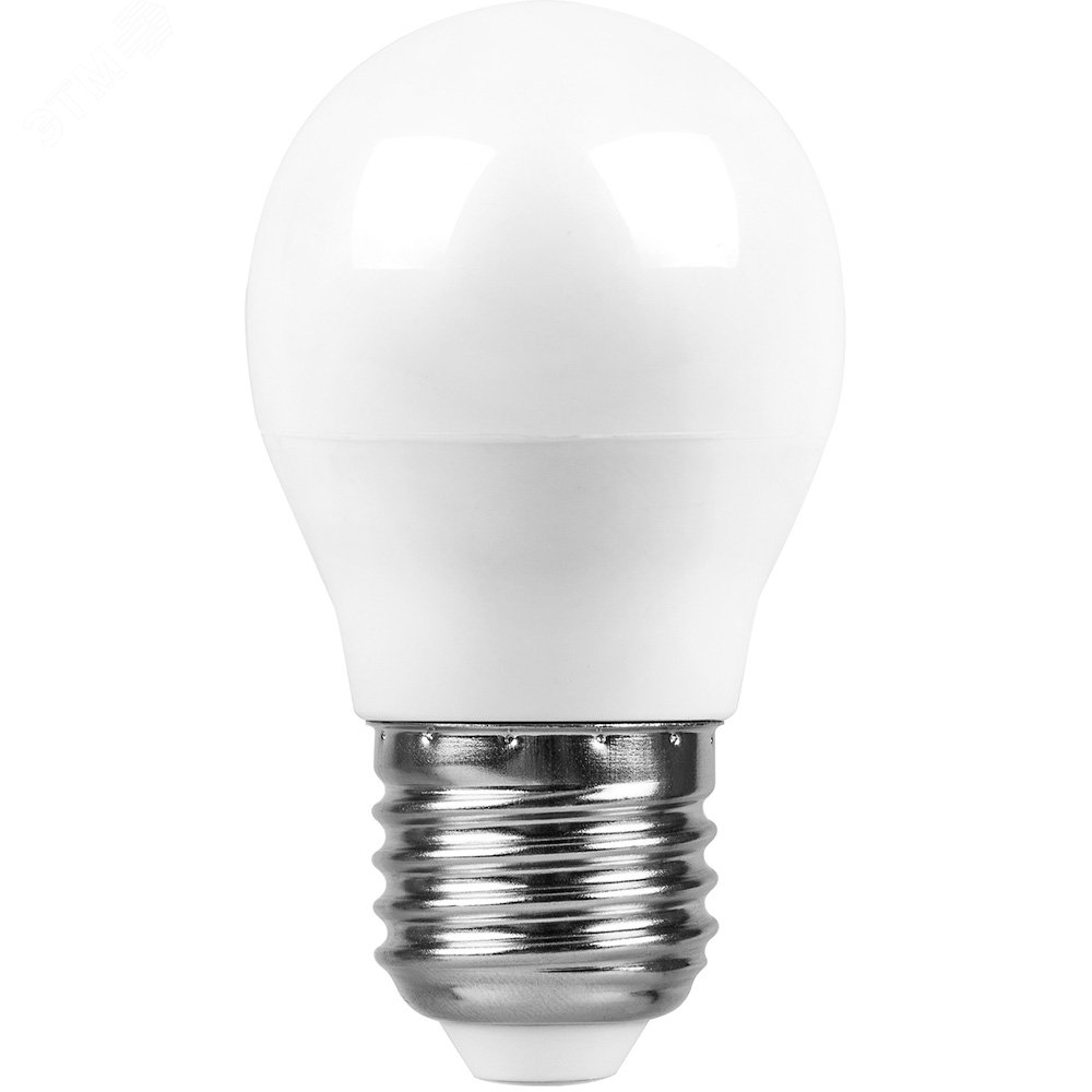 Лампа светодиодная LED 13вт Е27 белый матовый шар 55161 - Feron