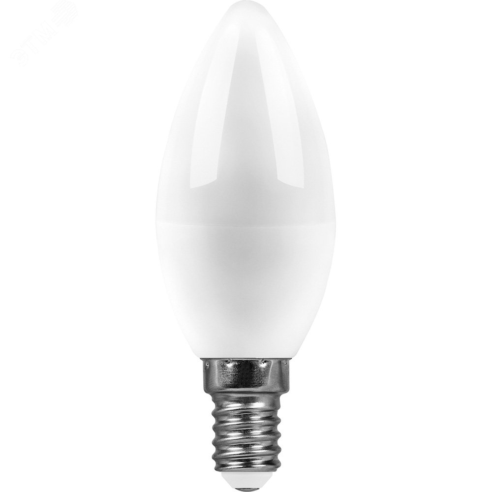 Лампа светодиодная LED 13вт Е14 белый матовая свеча 55164 - Feron