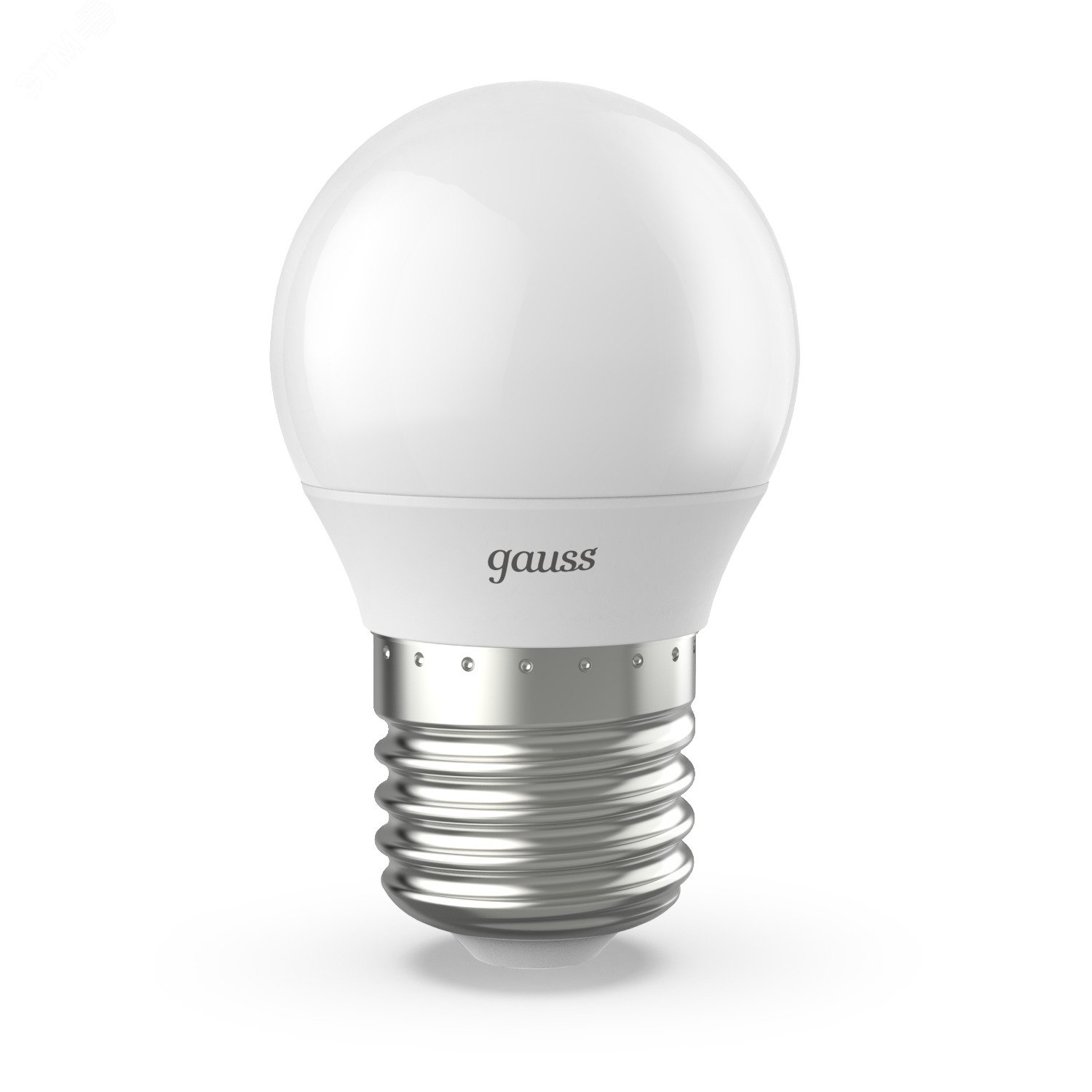 Лампа светодиодная Black 6.5Вт P45 шар 4100К нейтр. бел. E27 550лм 105102207 - Gauss
