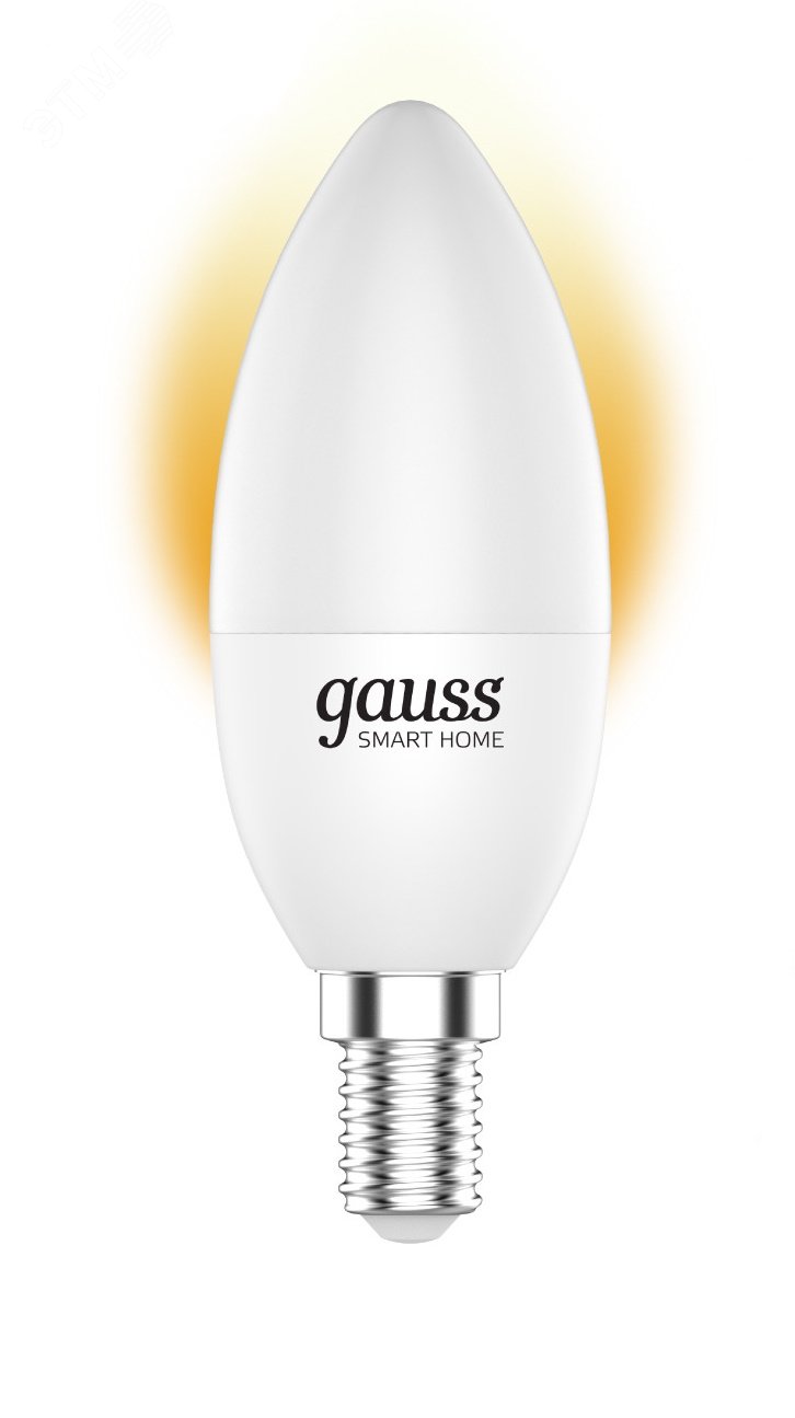 Лампа Светодиодная Smart Home DIM E14 C37 5 Вт 2700К 1/10/40 1100112 - Gauss