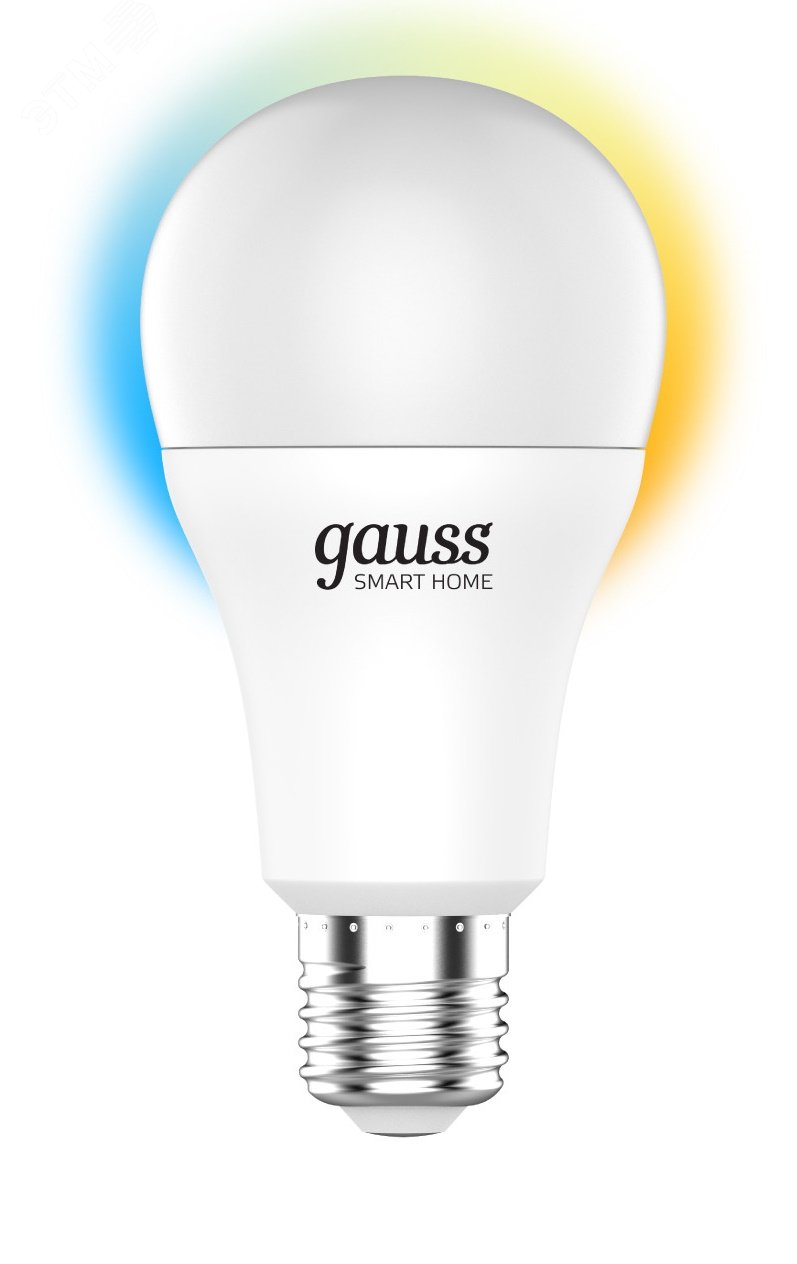 Лампа Светодиодная Smart Home DIM+CCT E27 A60 8.5 Вт 1/10/100 1130112 - Gauss