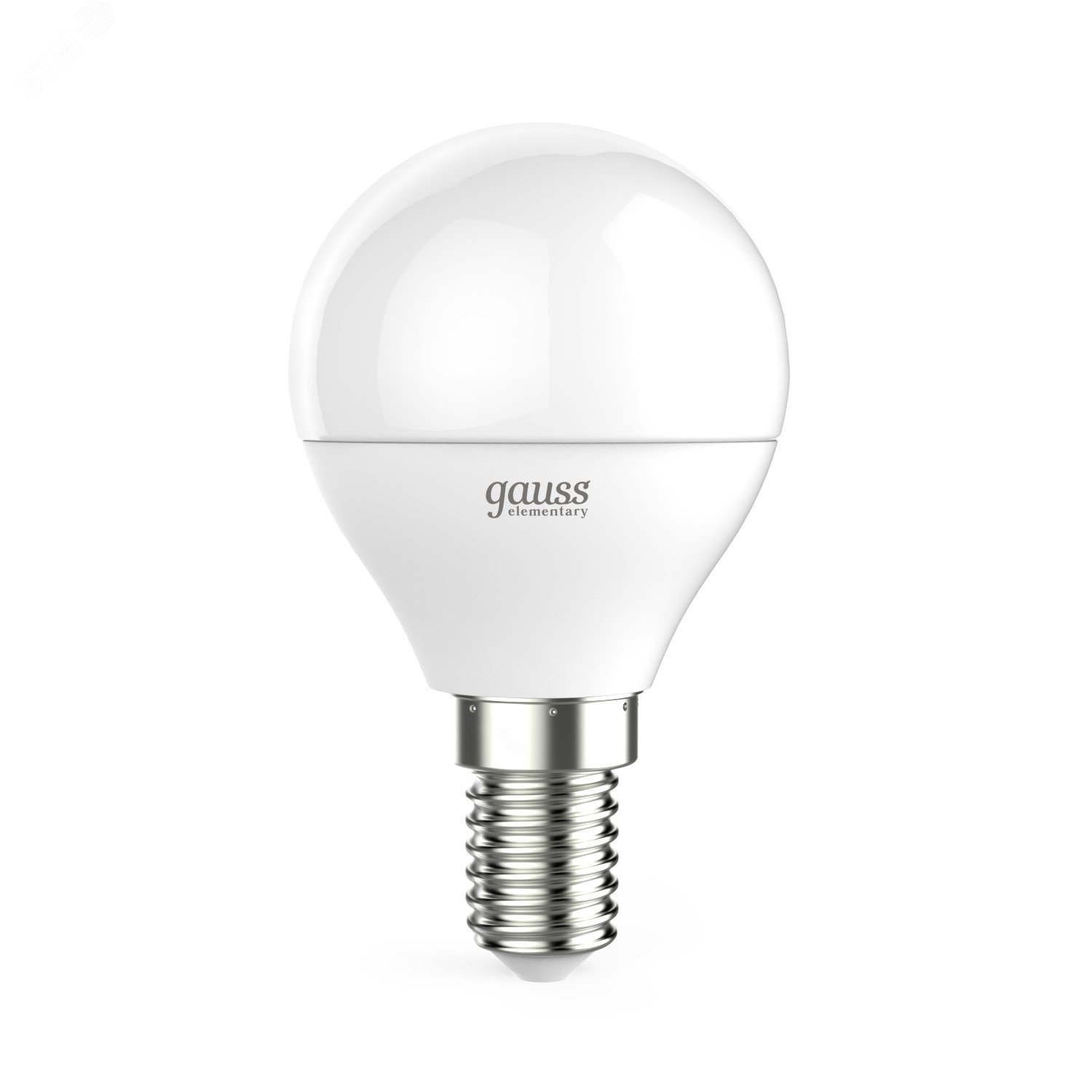Лампа светодиодная Elementary 6Вт P45 шар 4100К нейтр. бел. E14 450лм 53126 - Gauss