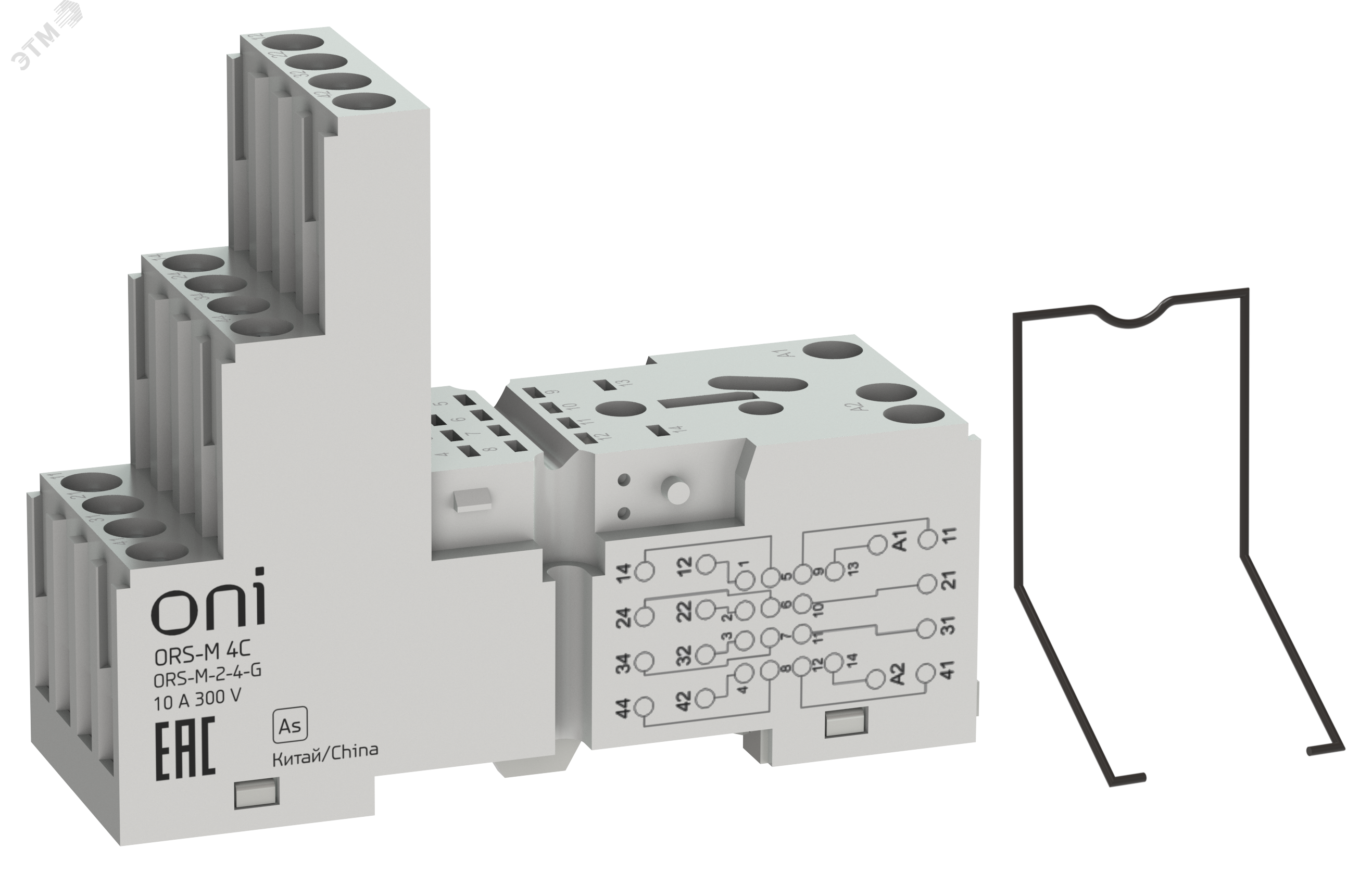 Розетка тр-хъярусная ORS-M для реле ORM 4C ORS-M-2-4-G - IEK