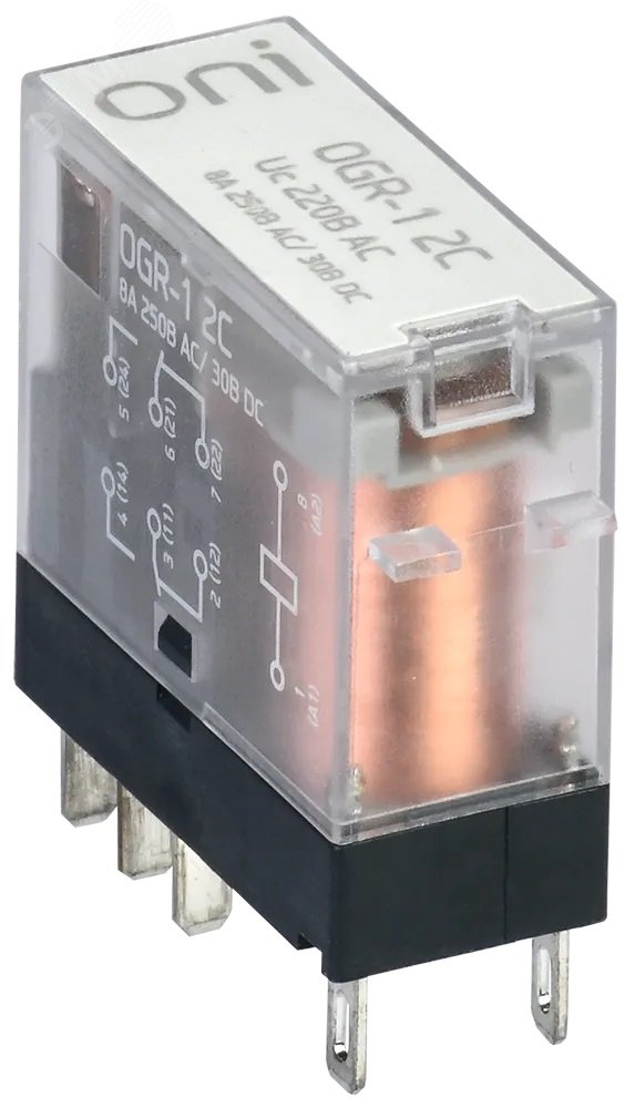 Реле общего назначения OGR-1 2C 220В AC OGR-1-2C-AC220V - IEK