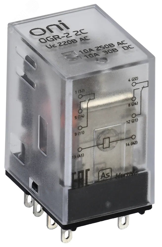 Реле общего назначения OGR-2 2C 220В AC OGR-2-2C-AC220V - IEK