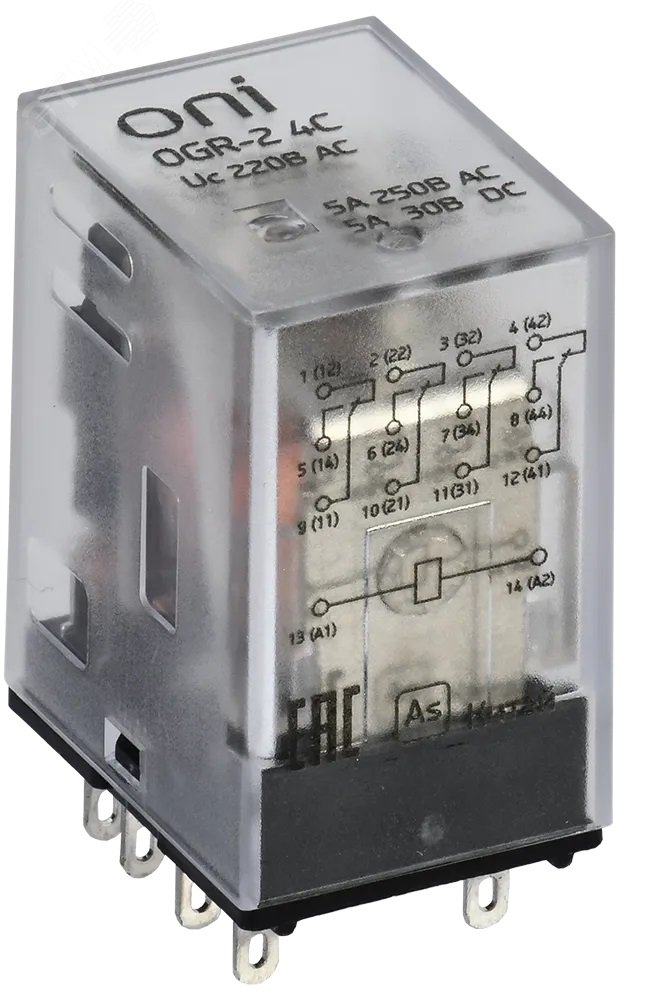 Реле общего назначения OGR-2 4C 220В AC OGR-2-4C-AC220V - IEK