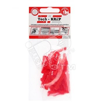 Дюбель распорный (тип Т) трехсегментный 6х30 (уп.30шт) 112953 - Tech-KREP