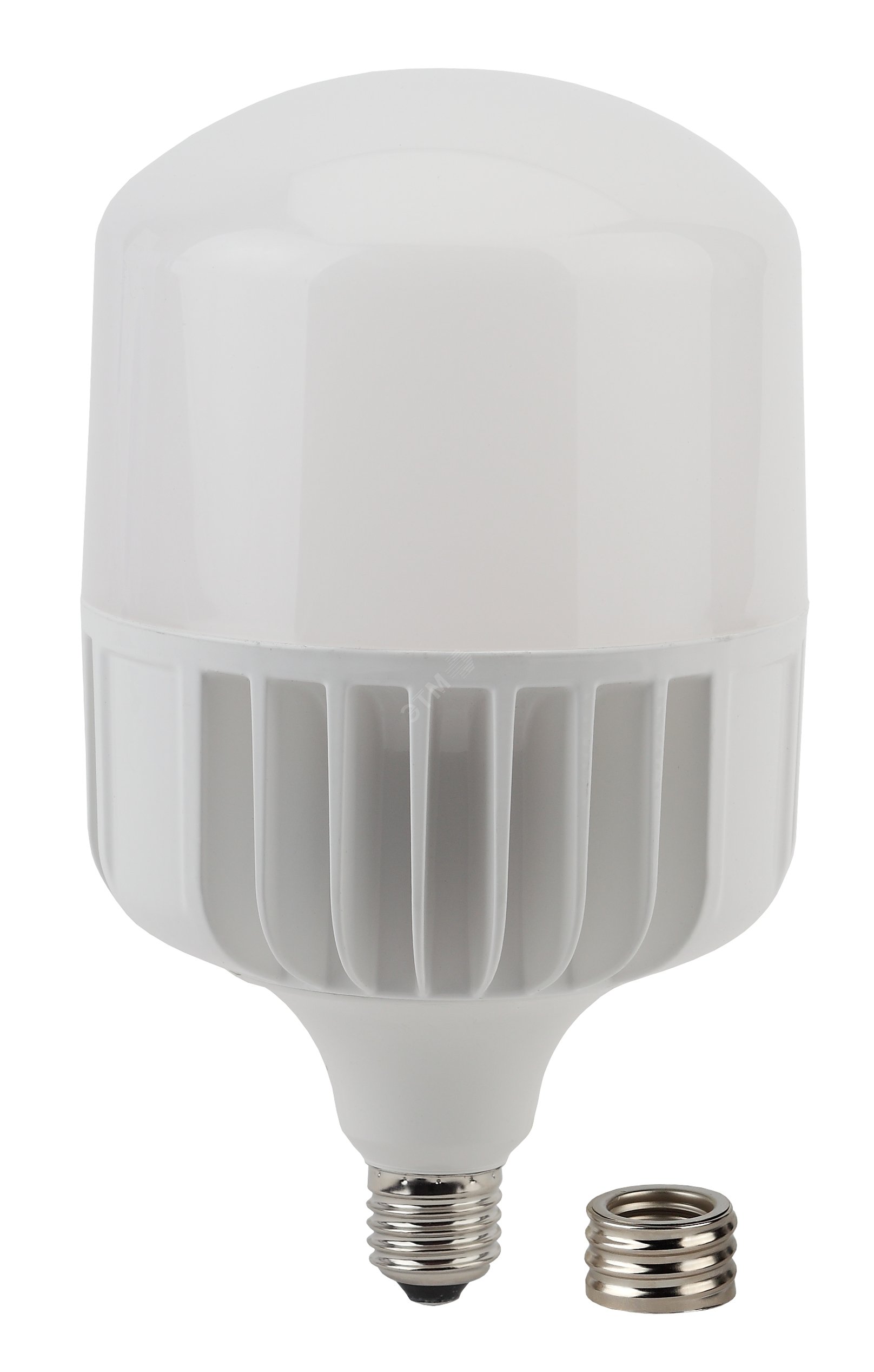 Лампа светодиодная высокомощная STD LED POWER T140-85W-4000-E27/E40 85Вт T140 колокол 4000К нейтр. бел. E27/E40 (переходник в компл.) 6800лм Б0032087 - Эра