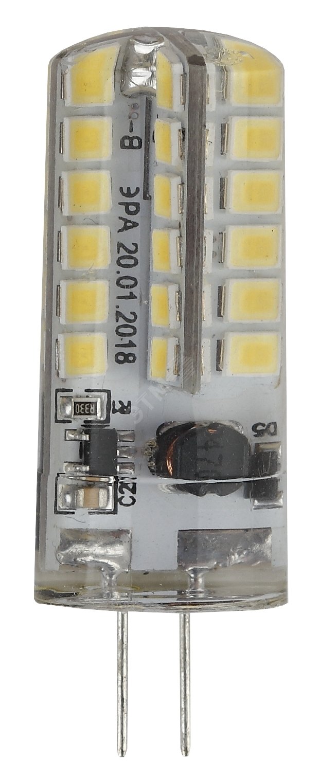 Лампочка светодиодная STD LED JC-3,5W-12V-840-G4 G4 3,5Вт капсула нейтральный белый свет Б0033196 - Эра