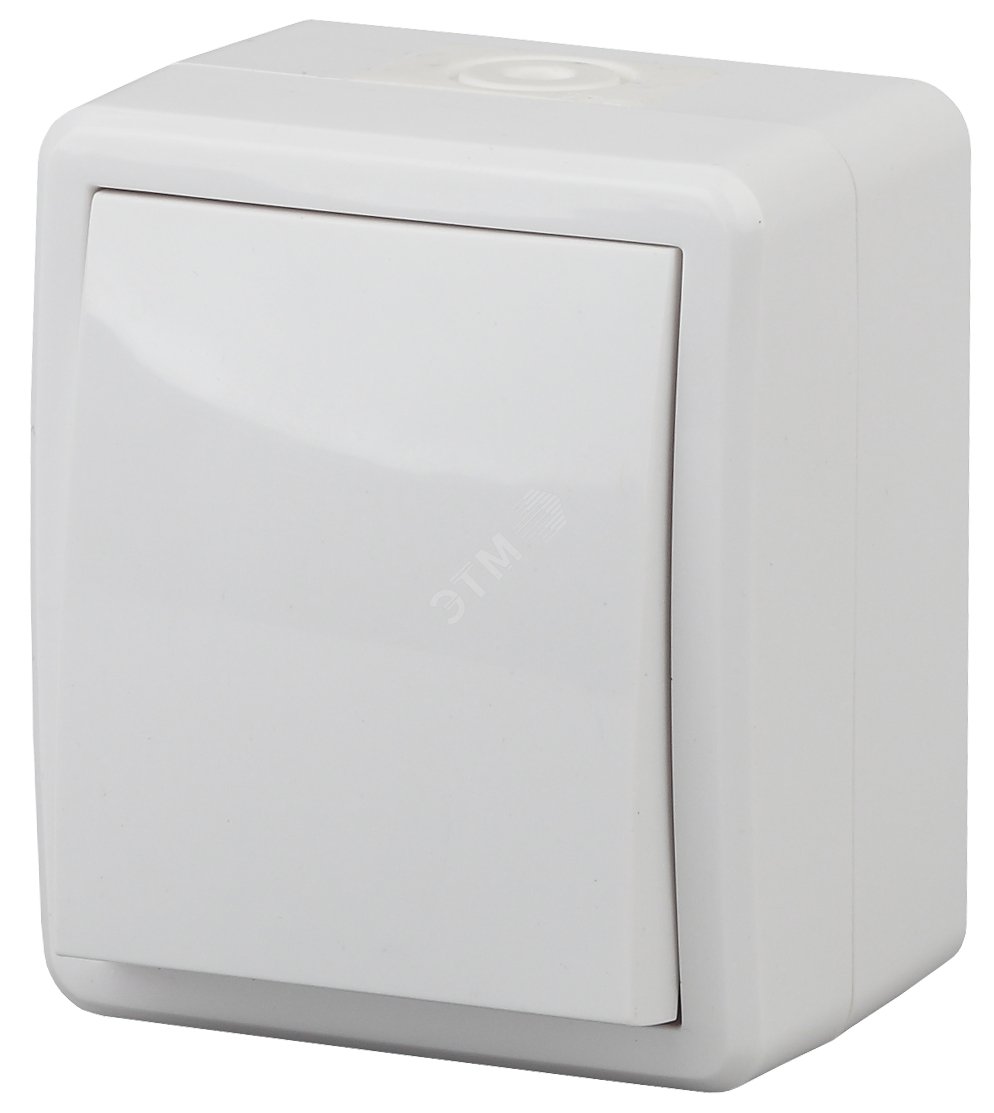 11-1403-01 Переключатель IP54, 10АХ-250В, ОУ, Эксперт, белый (16/160/2560) Б0020673 - Эра