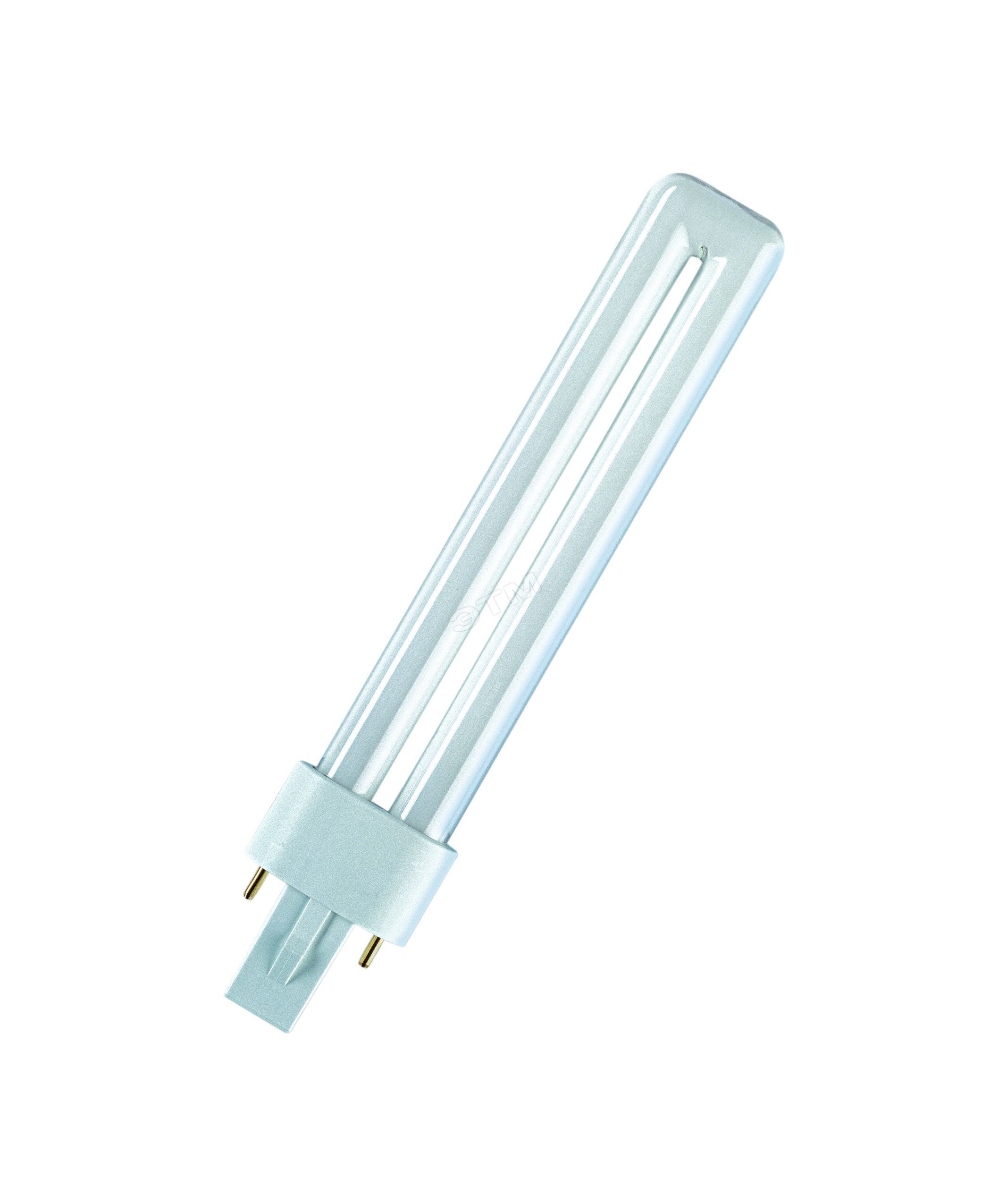 Лампа люминесцентная компактнаяDULUX S 11Вт/827 G23 (инд. уп.) OSRAM 4099854123344 - LEDVANCE