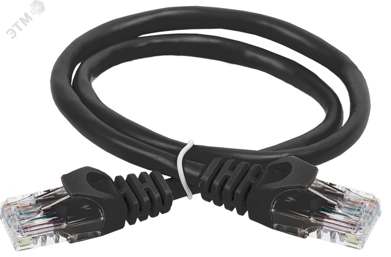 Патч-корд категории 5Е UTP 0.5м черный GENERICA PC09-C5EU-05M-G - IEK