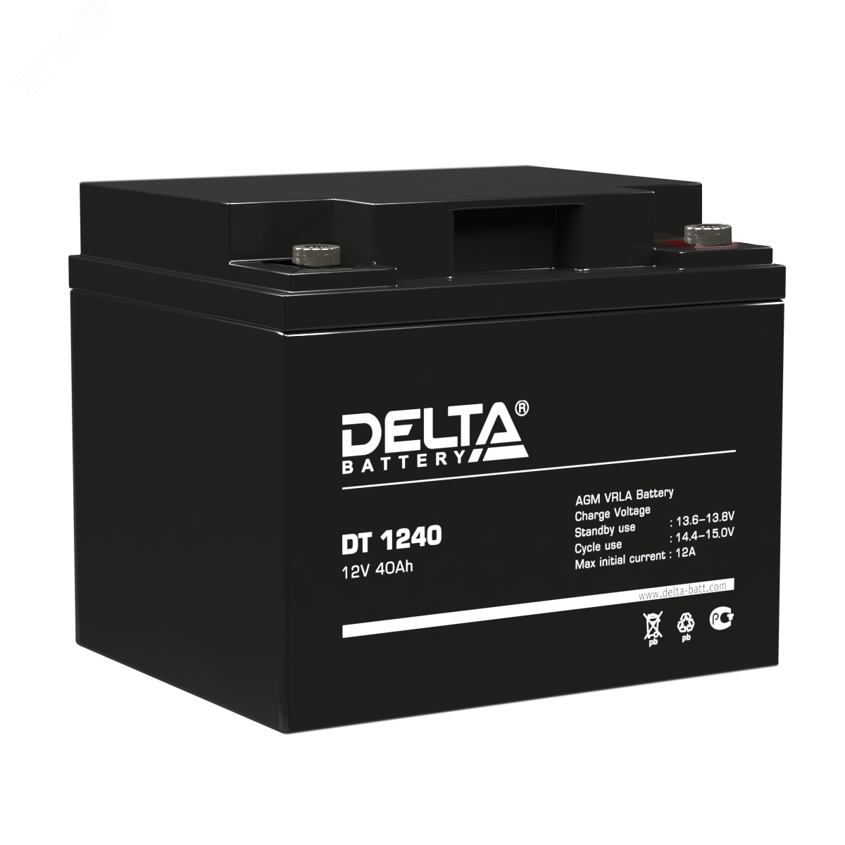 Аккумулятор DT 12В 40Ач 4614010040016 - DELTA
