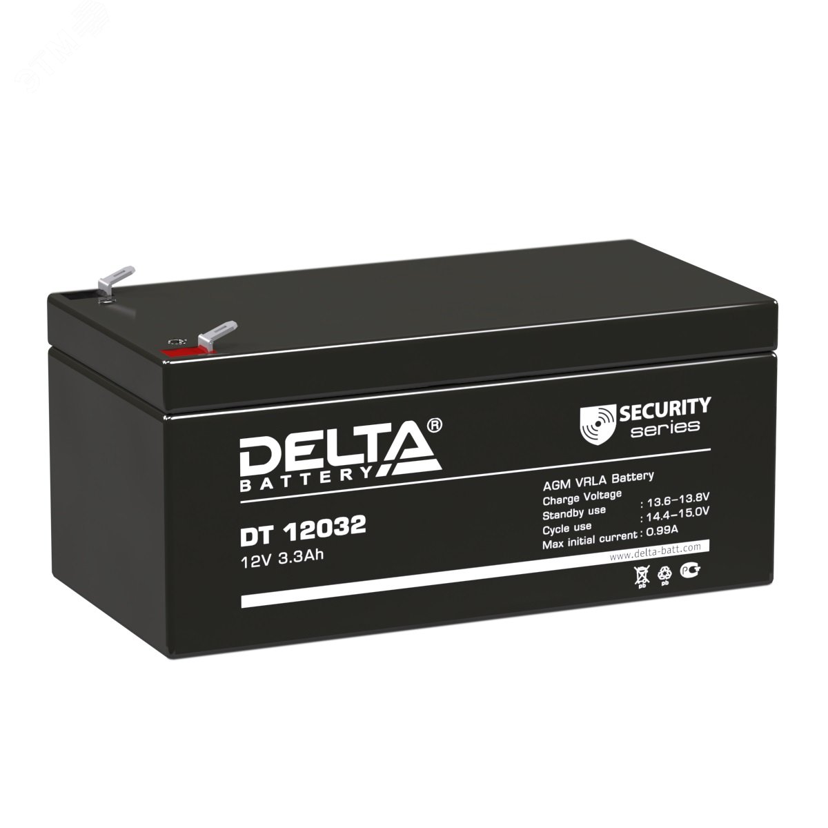 Аккумулятор DT 12В 3.3Ач 4614010040005 - DELTA