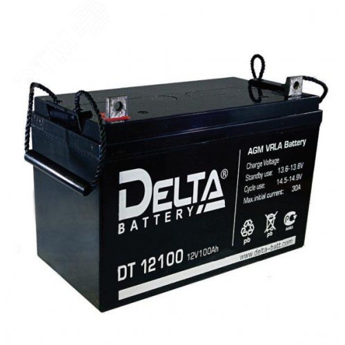 Аккумулятор DT 12В 100Ач 4614010040007 - DELTA