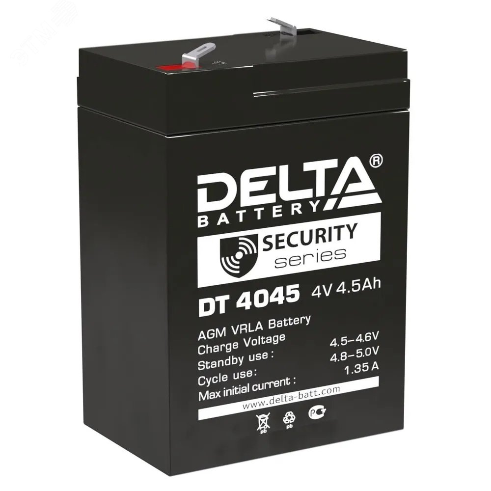 Аккумулятор DT 6В 2.8Ач 4614010040024 - DELTA