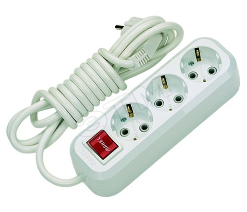 Удлинитель 3х3м с заземл. 16А IP20 с выкл. MGP213 - Makel