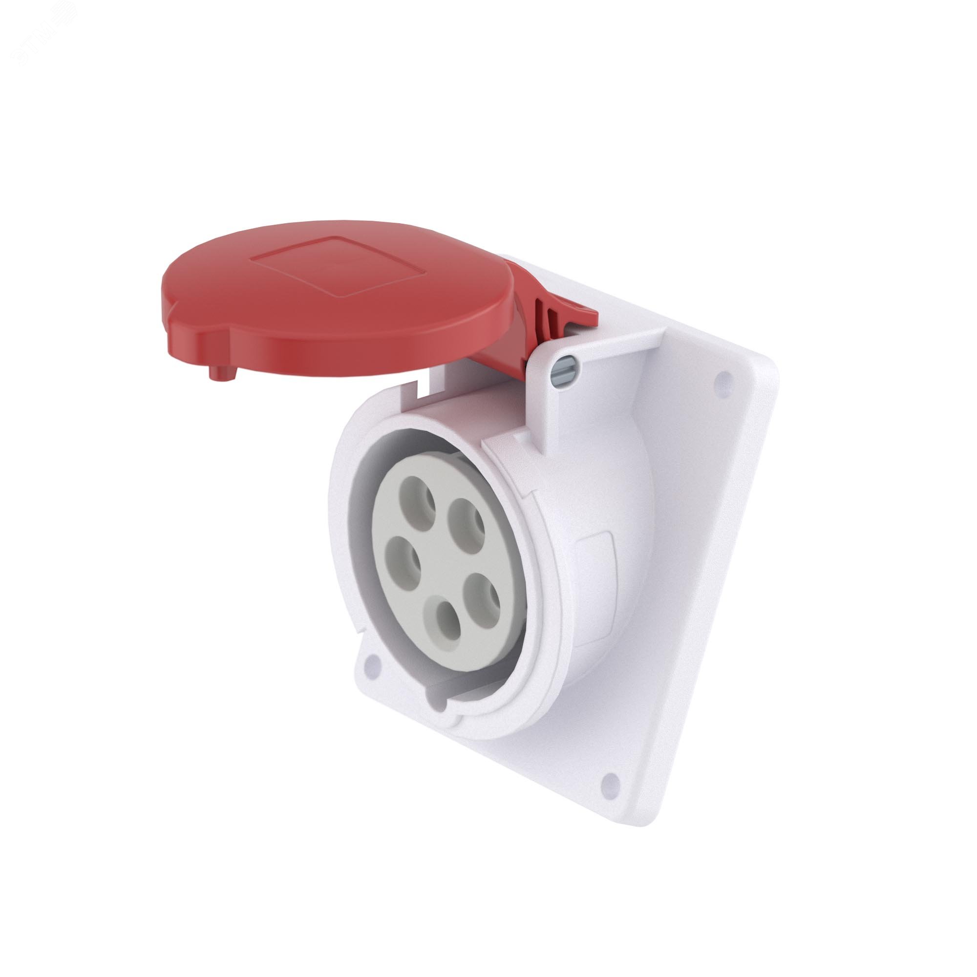 Розетка панельная с наклоном IP44 16А 3P+E+N 400В DIS4131667 - DKC