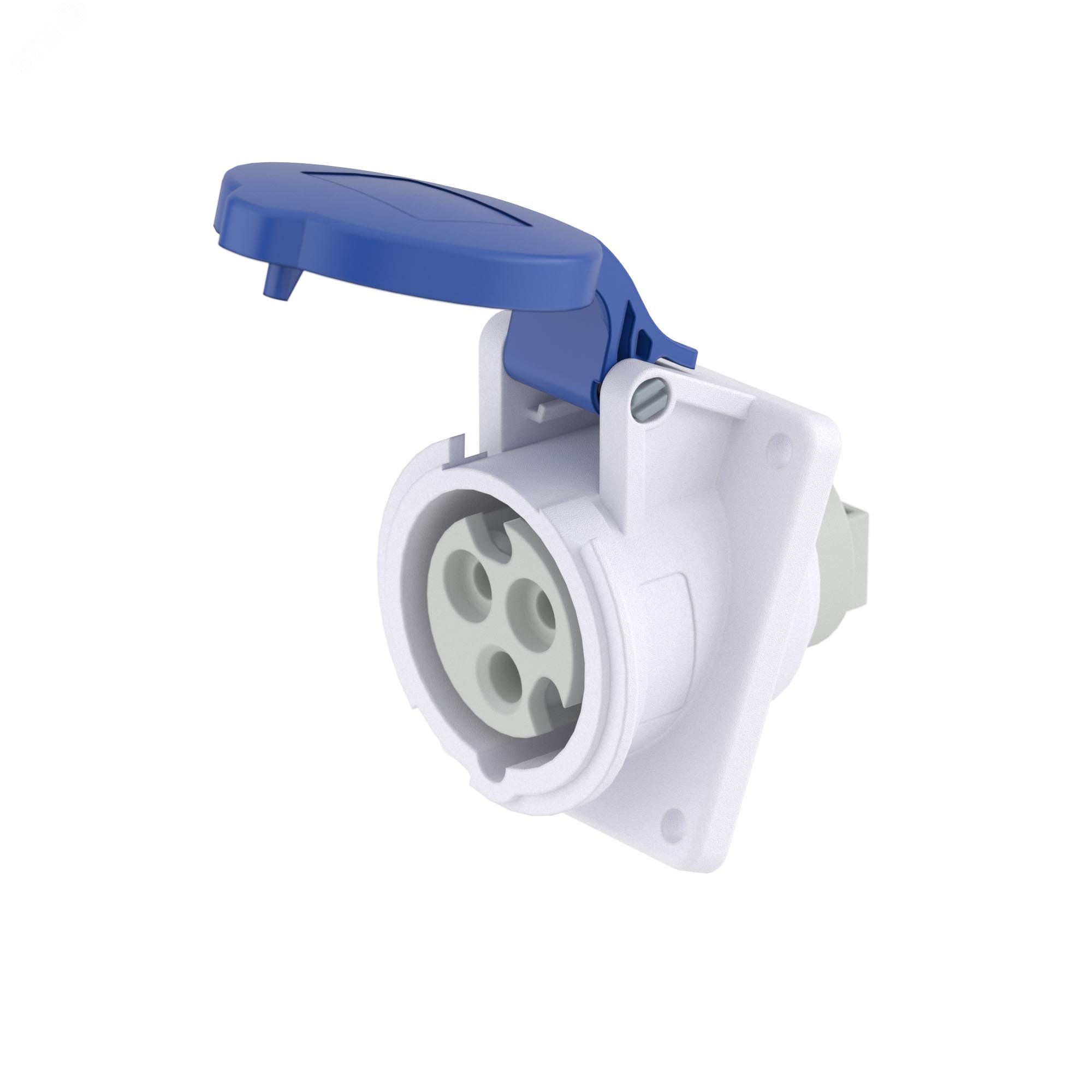 Розетка панельная с наклоном IP44 16А 2P+E 230В DIS4131663 - DKC