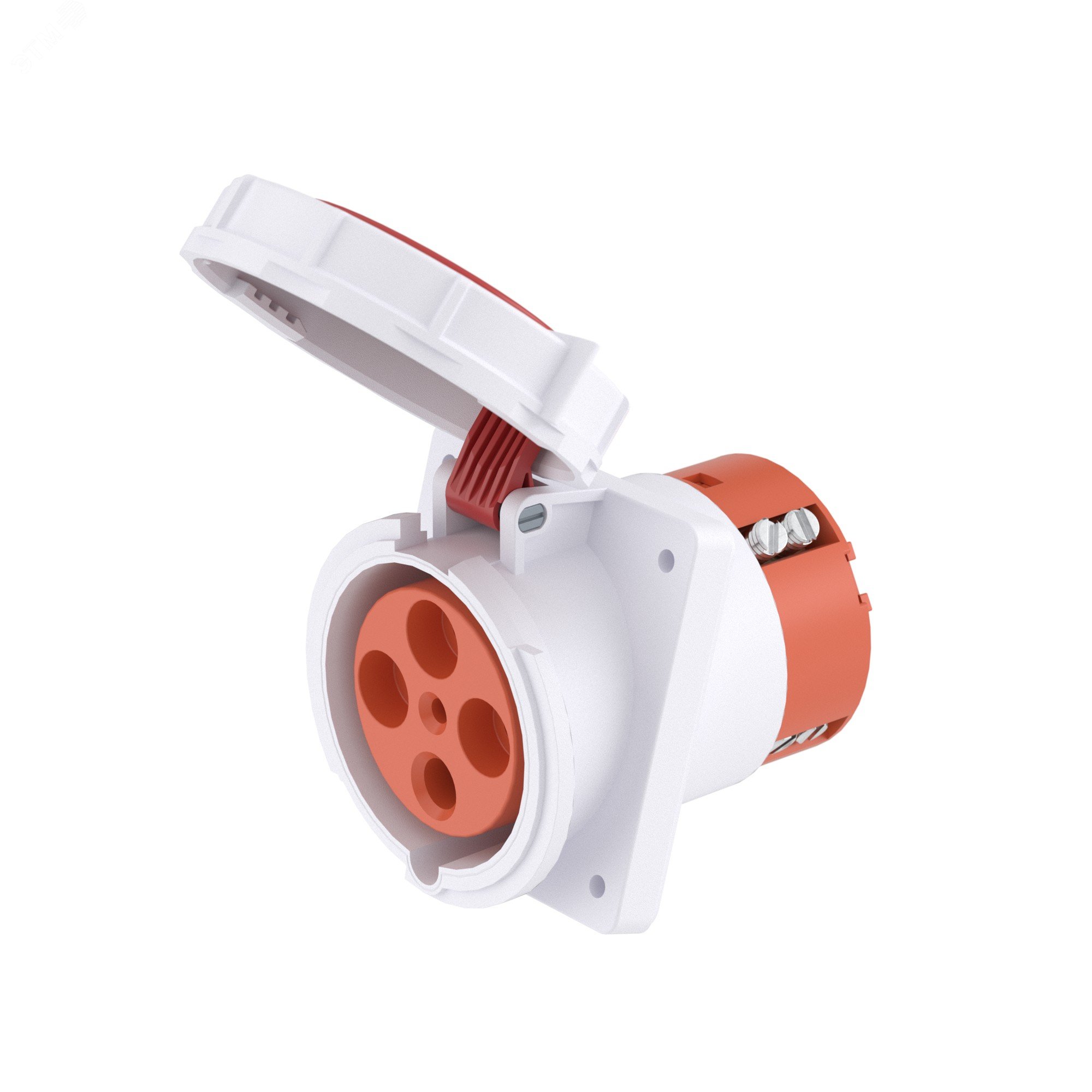 Розетка панельная с наклоном IP67 63A 3P+E 400В DIS4156366 - DKC