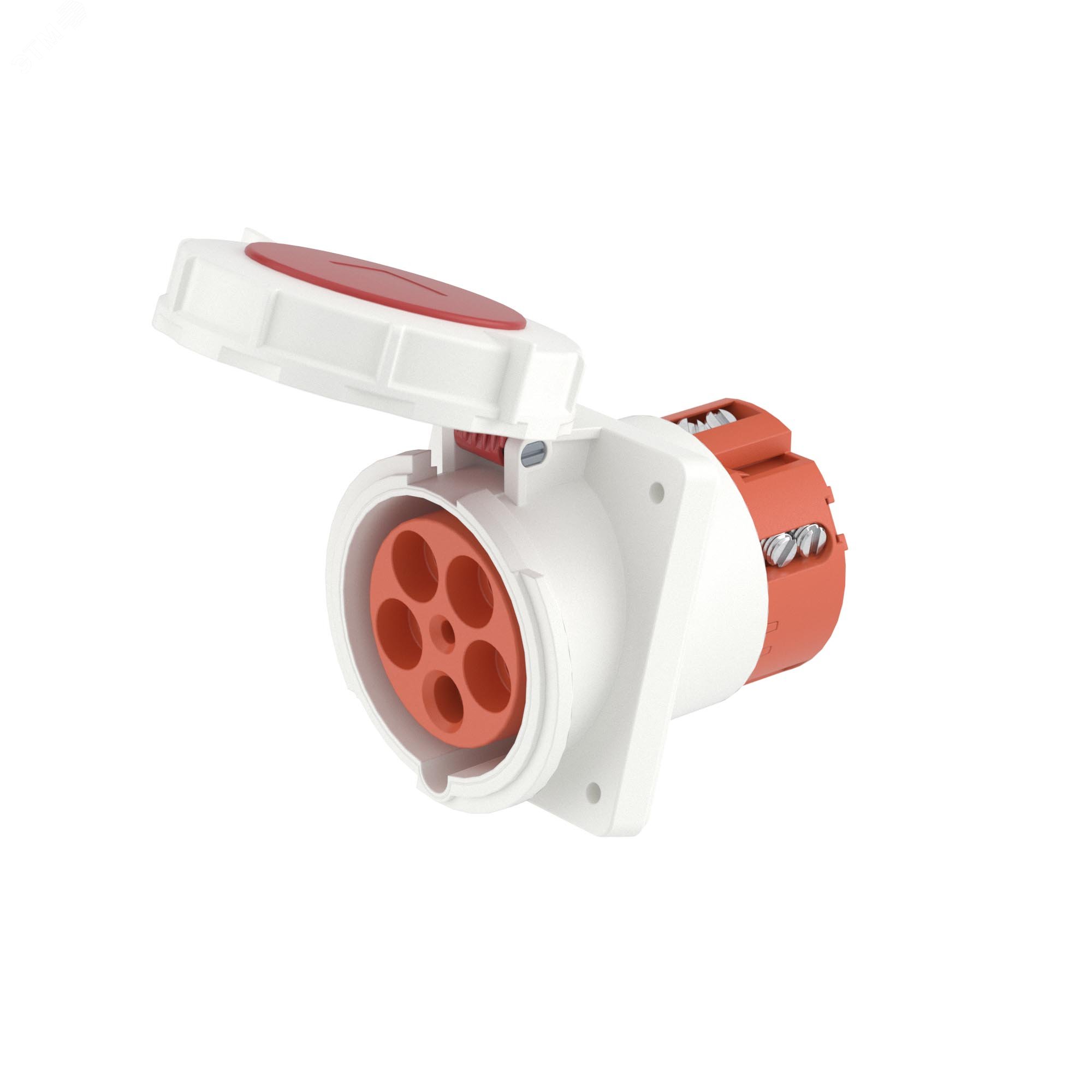 Розетка панельная с наклоном IP67 63A 3P+E+N 400В DIS4156367 - DKC