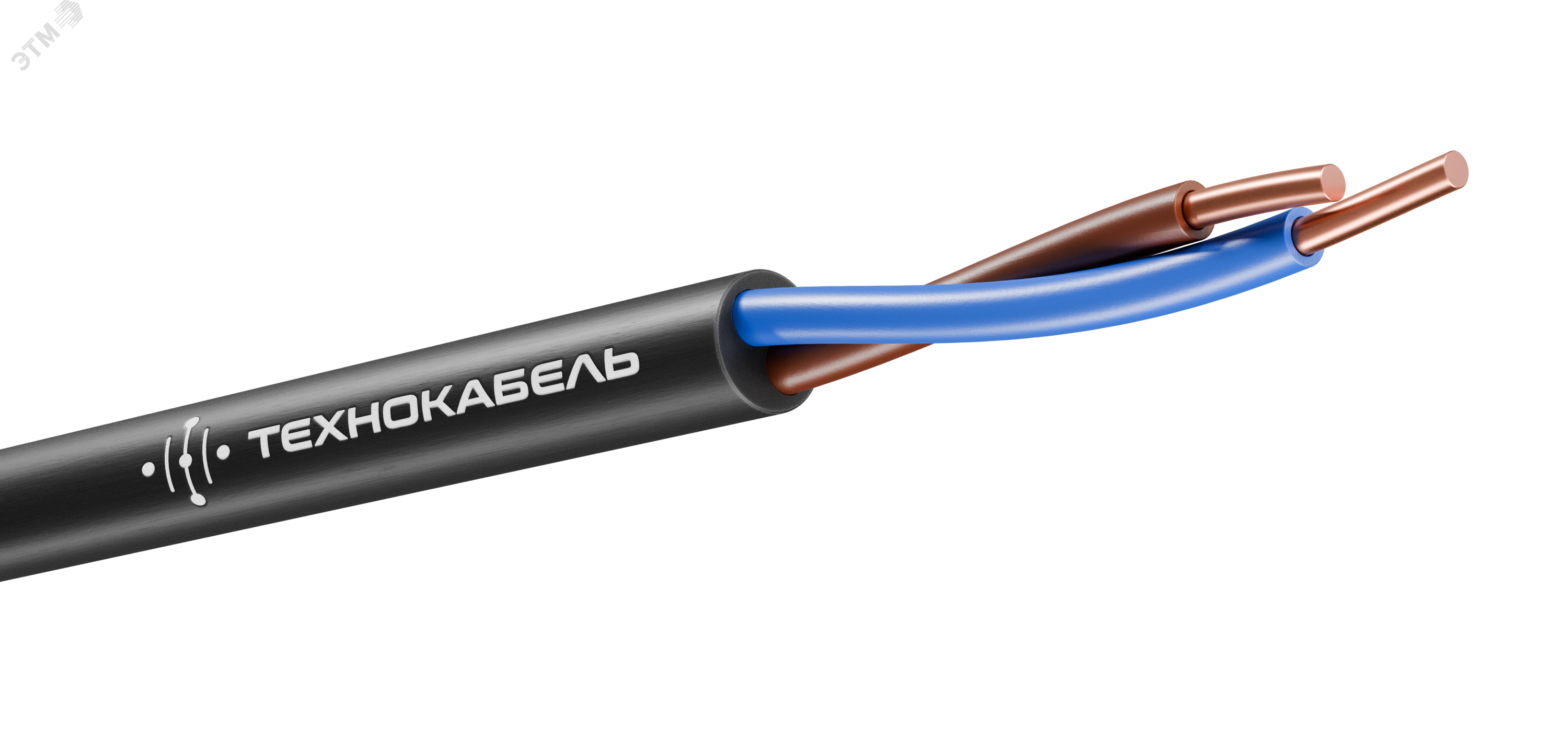 Кабель силовой ВВГнг(А)-LS 2Х1.5 ок(N)-0.660 ТРТС 00-00148500 - Технокабель