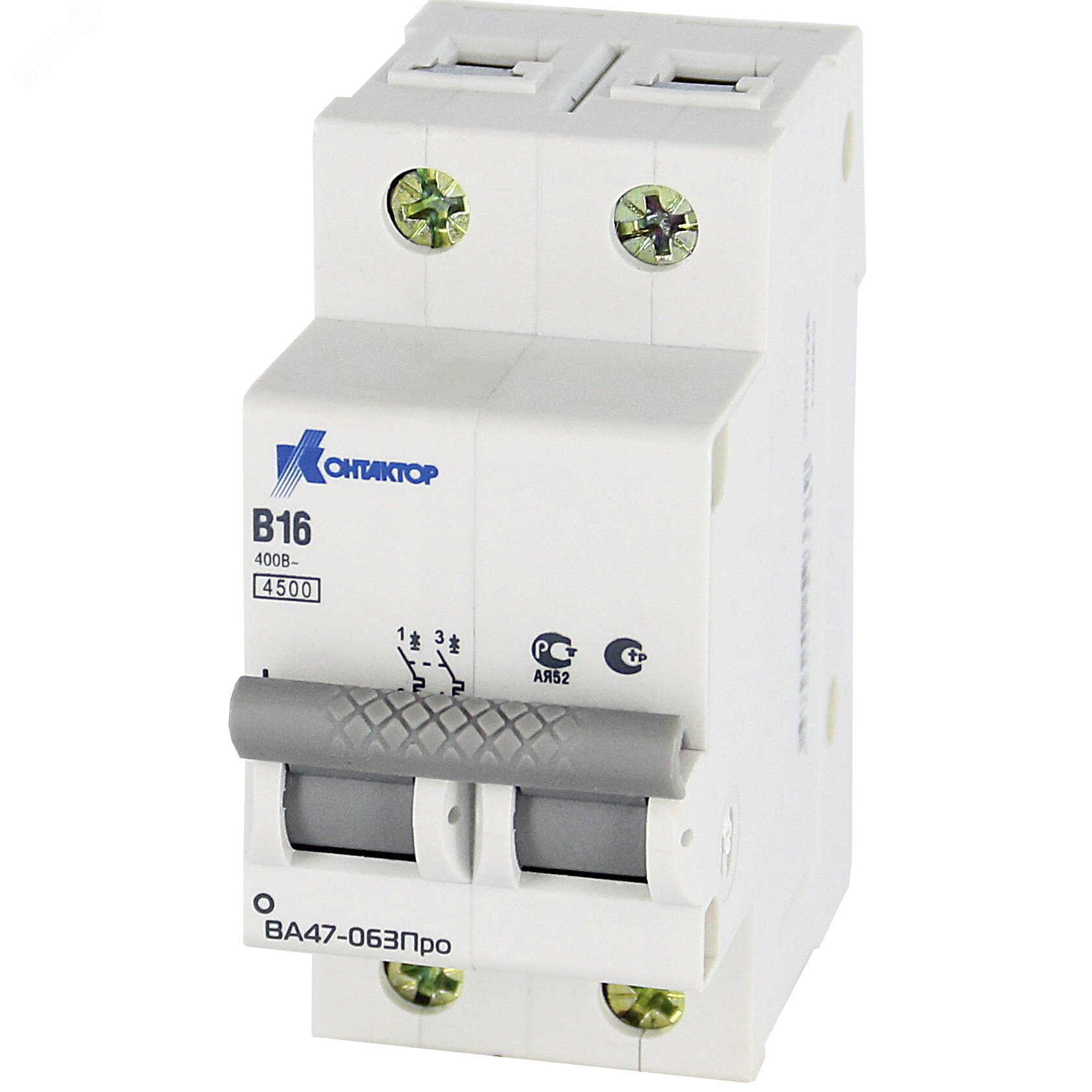 ВА47-063Про, 2P, 40A, Icu-4,5kA, х-ка С 7000130 - КОНТАКТОР(группа Legrand)