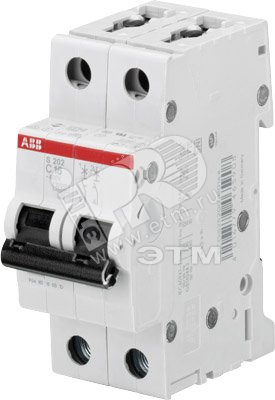 ABB Выключатель автоматический 2-полюсной S202 C32 - ABB