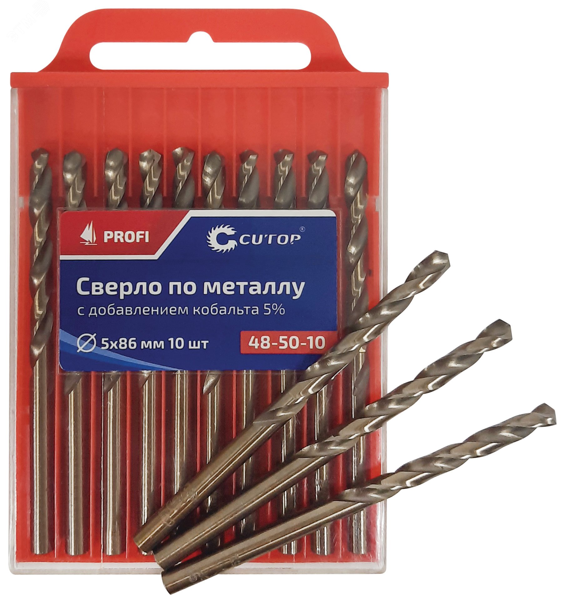 Сверло по металлу Cutop Profi с кобальтом 5%, 1 x 34 мм (10 шт) 48-10-10 - FIT