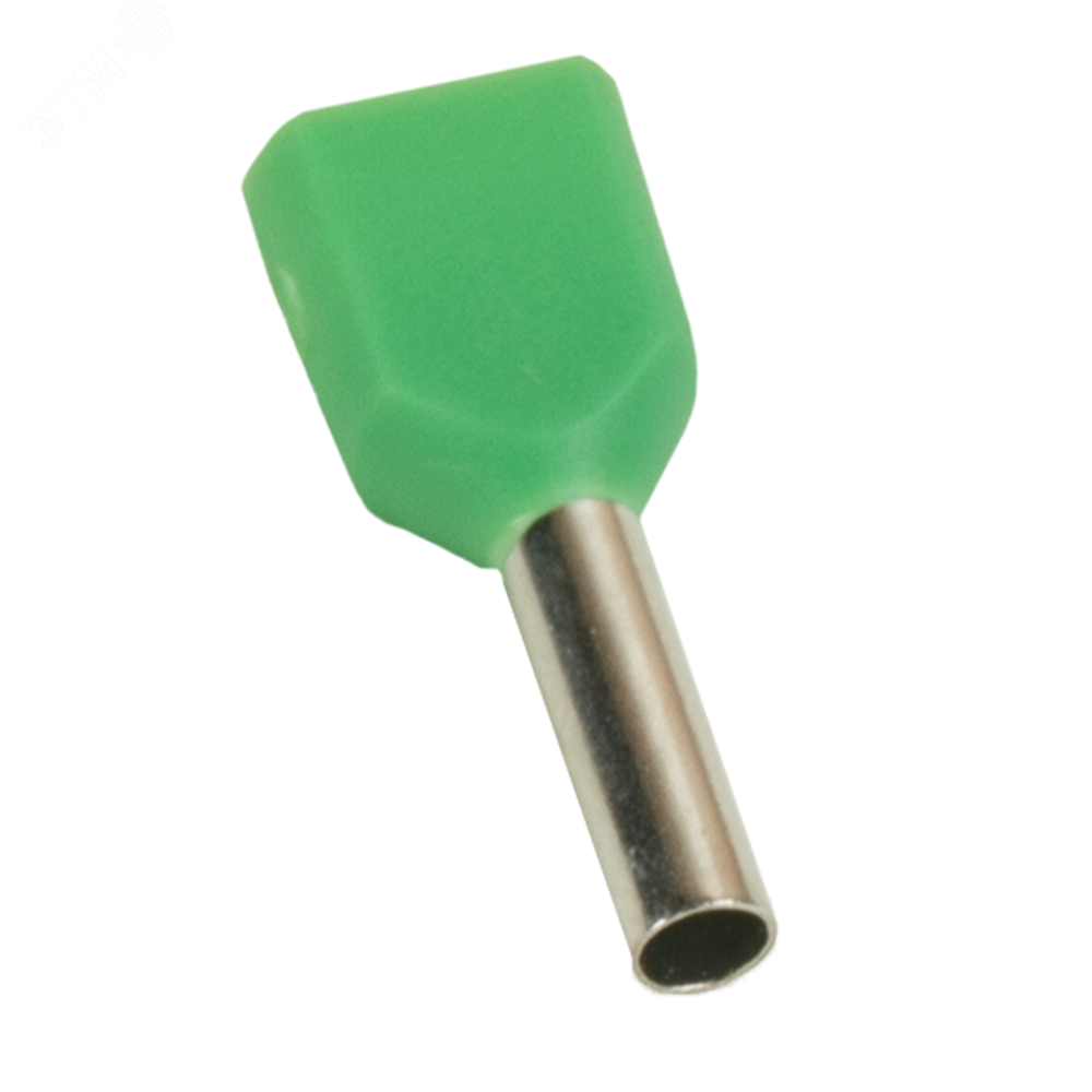 Наконечник штыревой втулочный под два провода НШвИ2 OptiKit T-Shv2-PVC- 1,0-8(100шт) - КЭАЗ
