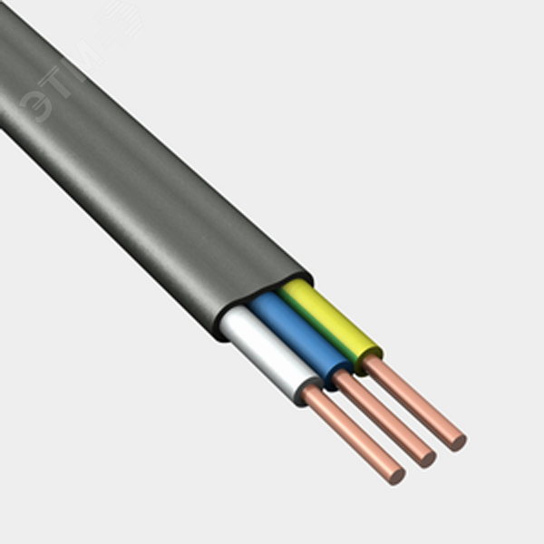 Кабель ППГ-Пнг(А)-HF 3х1.5 ОК (N PE) 0.66кВ (м) 4458 - Конкорд