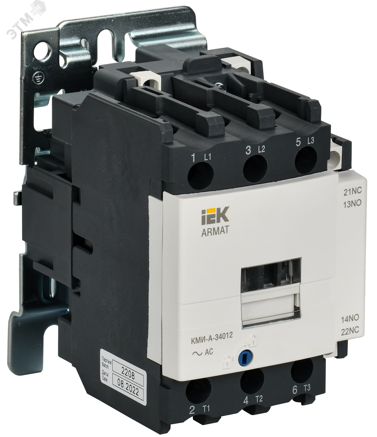 Контактор КМИ-А-34012 LC1D 40А кат. 230В AC 1НО+1НЗ AC-3 AR-ACC-31-040-230-11 - IEK